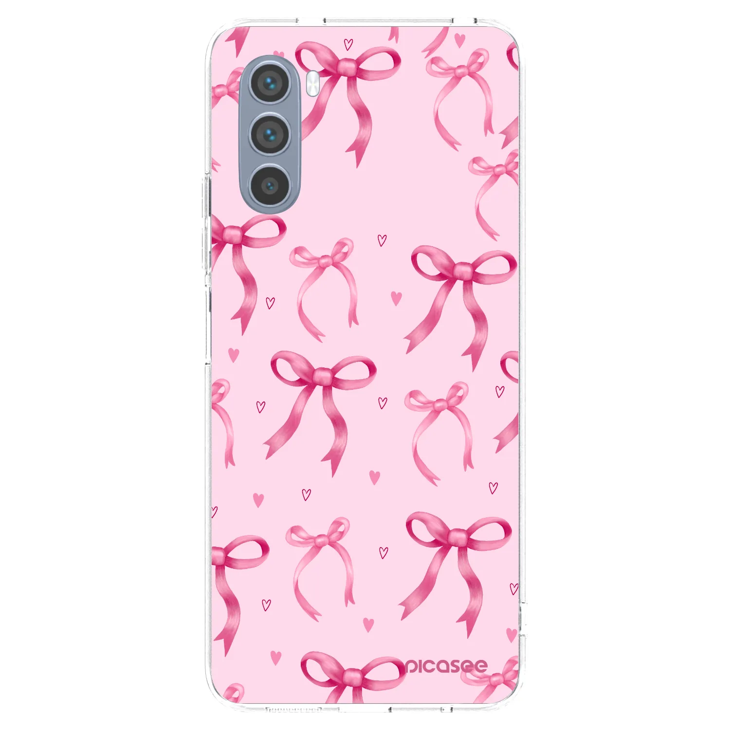 Picasee silikonový průhledný obal pro Motorola Moto G62 - Bow Aesthetic