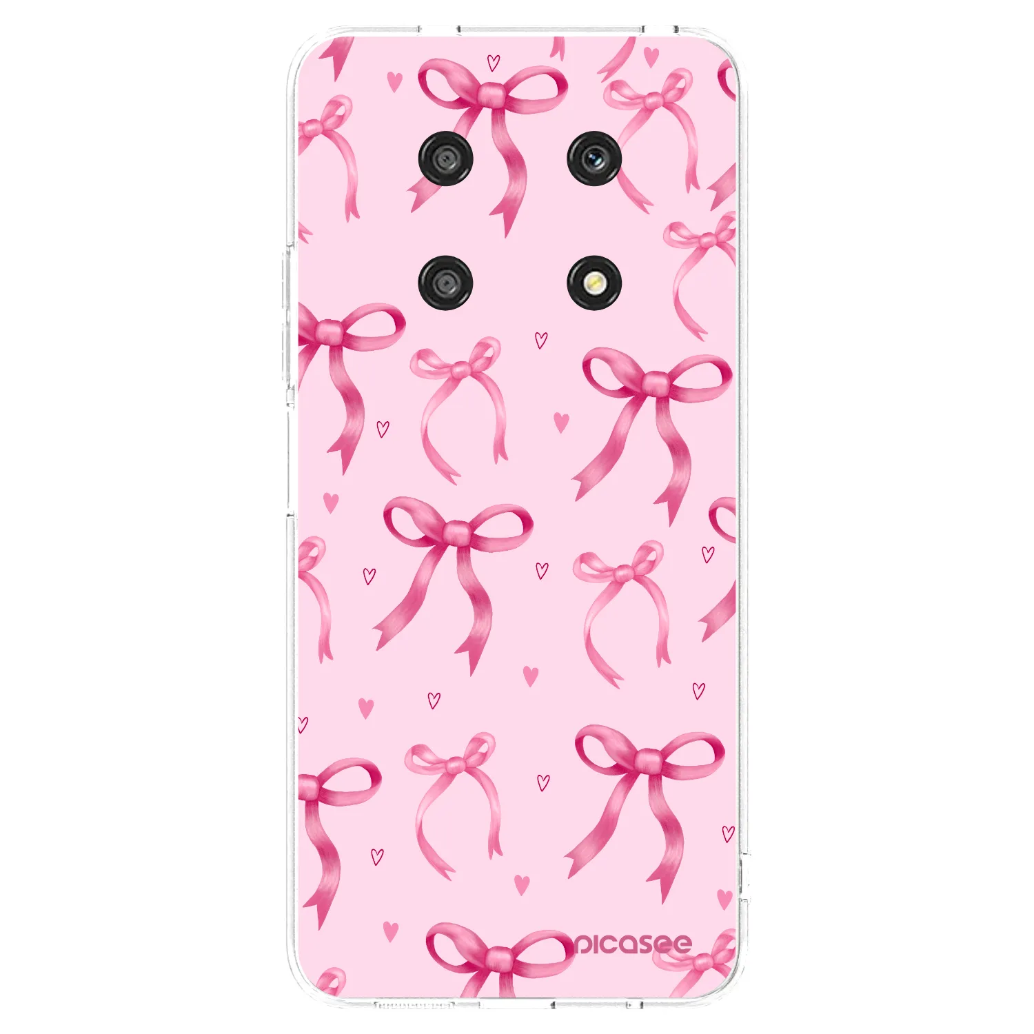 Picasee silikonový průhledný obal pro Honor Magic4 Lite 5G - Bow Aesthetic