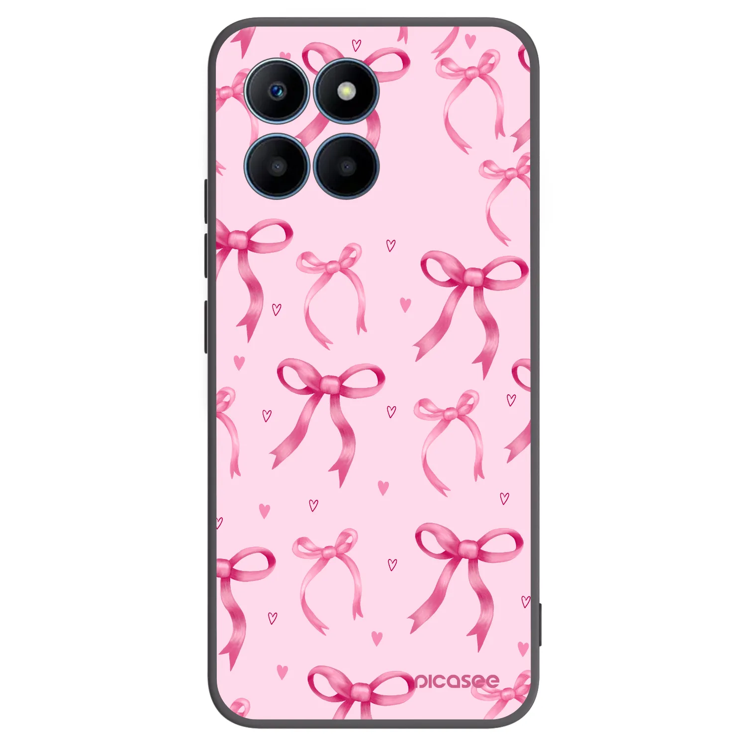 Picasee silikonový černý obal pro Honor 70 Lite - Bow Aesthetic