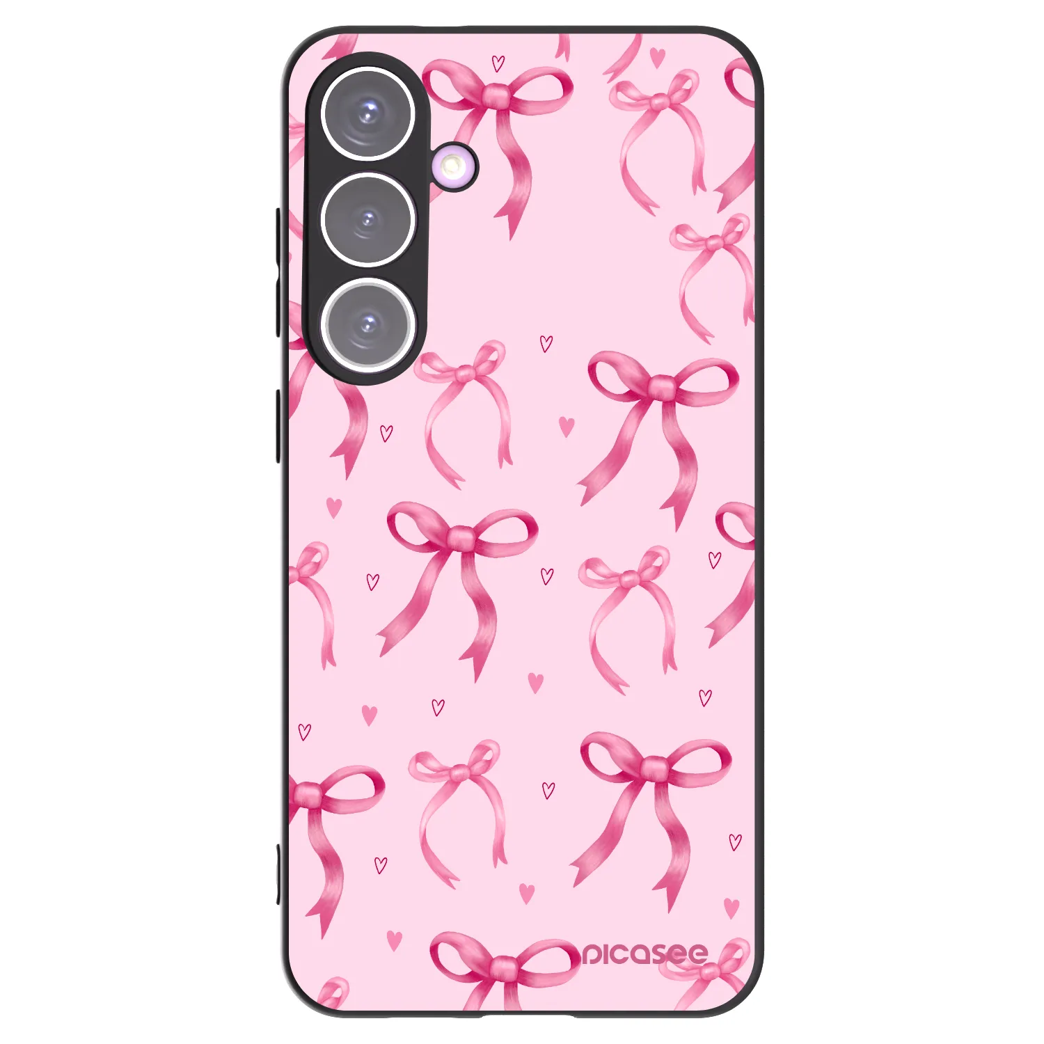 Picasee silikonový černý obal pro Samsung Galaxy S24+ S926B 5G - Bow Aesthetic