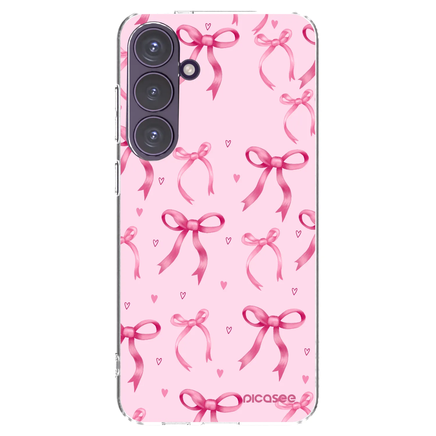 Picasee silikonový průhledný obal pro Samsung Galaxy S24+ S926B 5G - Bow Aesthetic