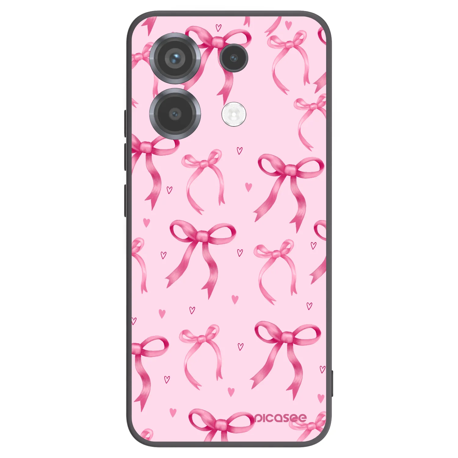 Picasee silikonový černý obal pro Xiaomi Poco X6 - Bow Aesthetic