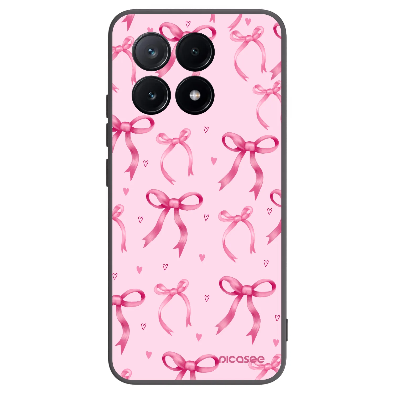 Picasee silikonový černý obal pro Xiaomi Poco X6 Pro - Bow Aesthetic