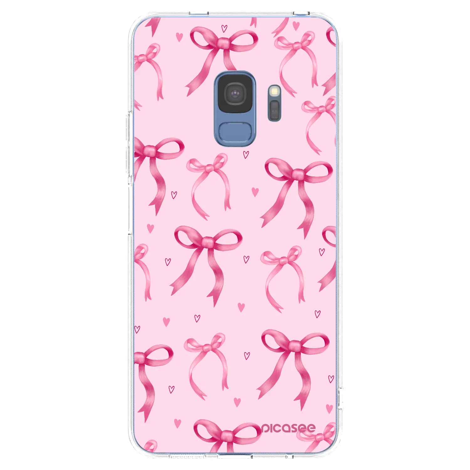 Picasee silikonový průhledný obal pro Samsung Galaxy S9 G960F - Bow Aesthetic