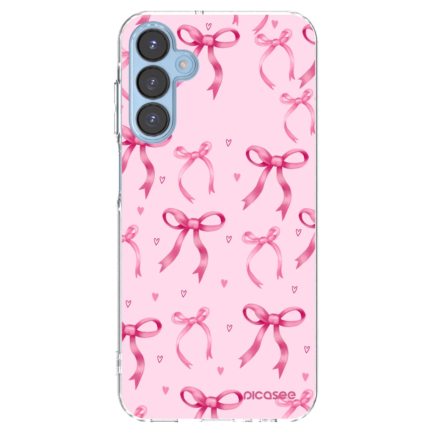 Picasee silikonový průhledný obal pro Samsung Galaxy A15 A156B 5G - Bow Aesthetic
