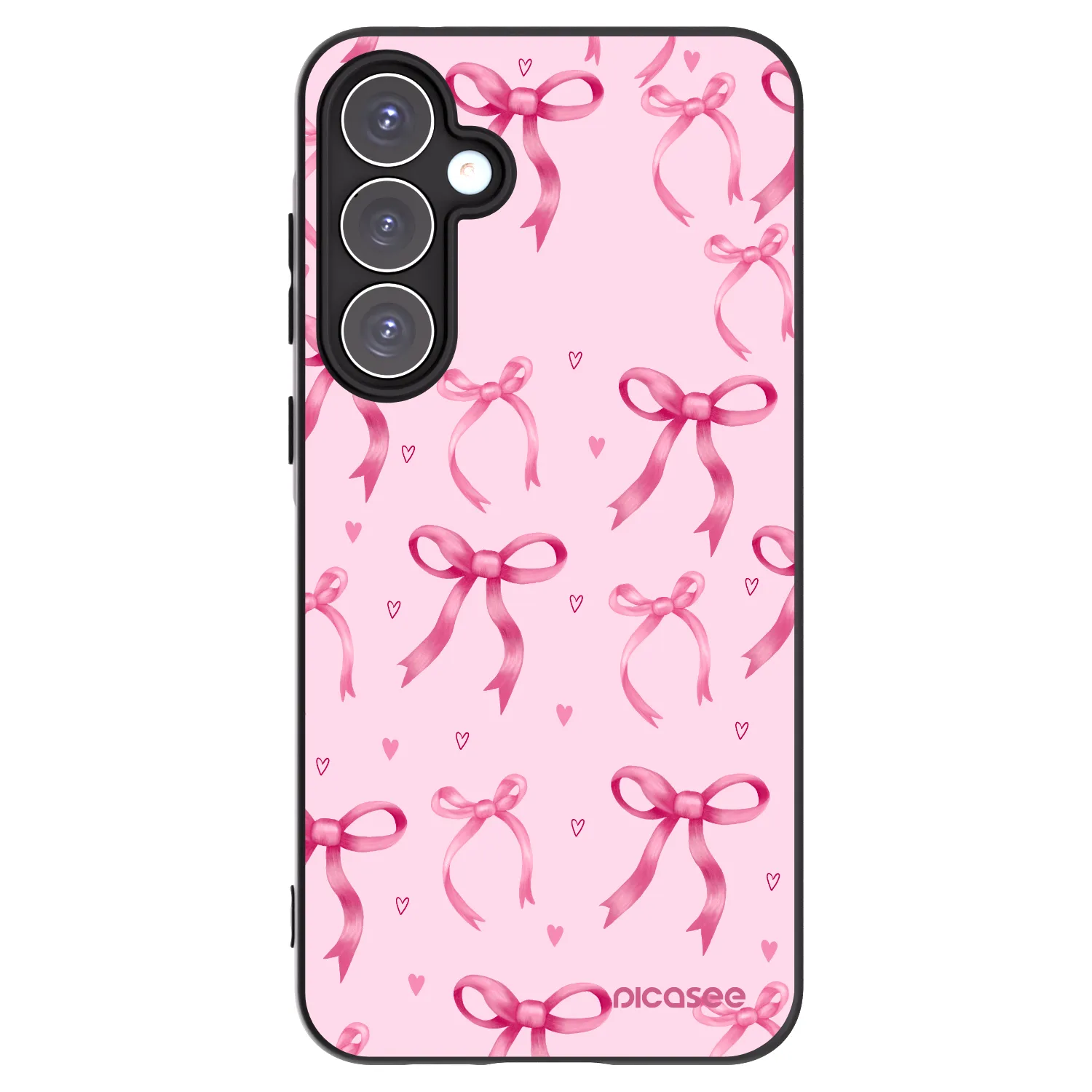 Picasee silikonový černý obal pro Samsung Galaxy A55 5G A556B - Bow Aesthetic