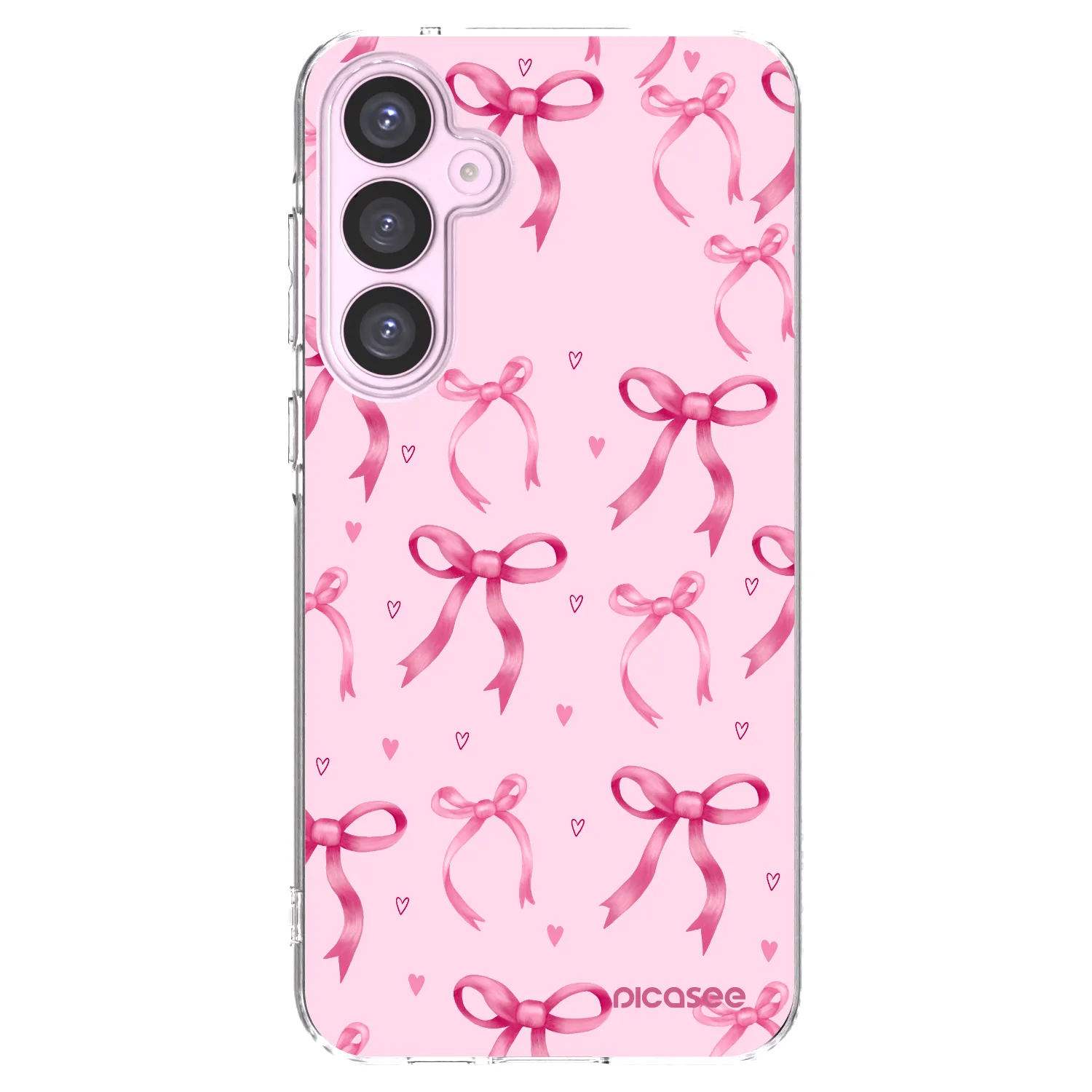 Picasee silikonový průhledný obal pro Samsung Galaxy A55 5G A556B - Bow Aesthetic