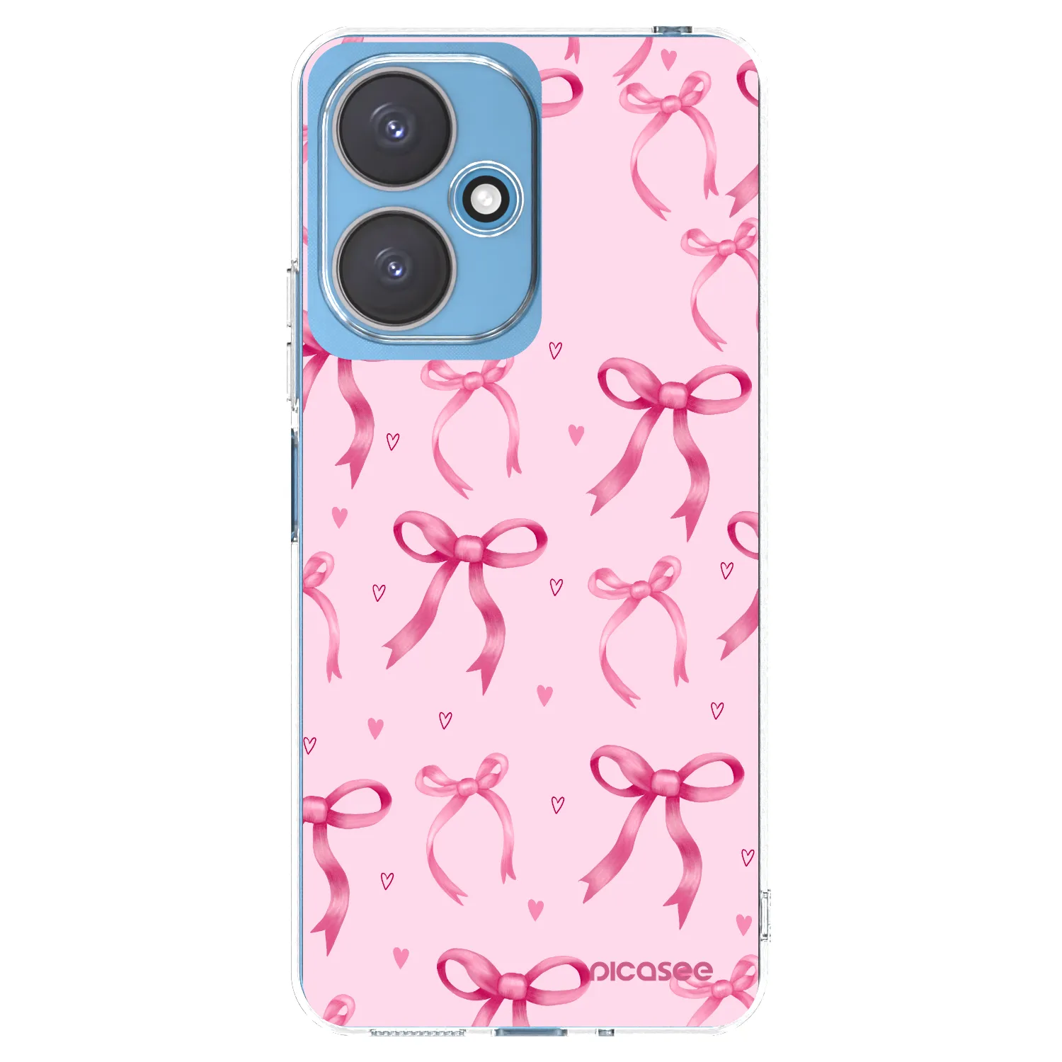 Picasee silikonový průhledný obal pro Xiaomi Redmi 13C 5G - Bow Aesthetic