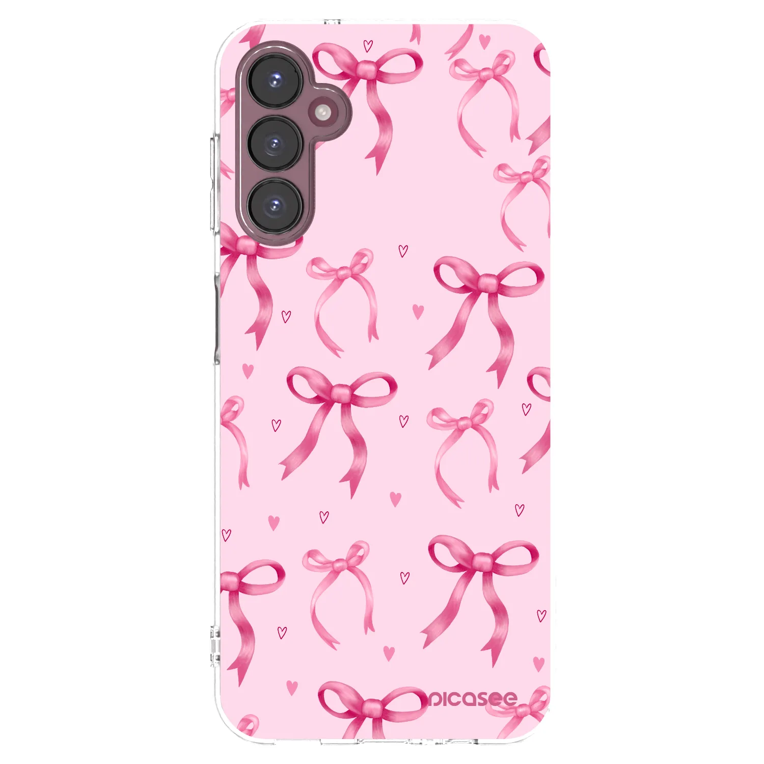 Picasee silikonový průhledný obal pro Samsung Galaxy A05s A057G - Bow Aesthetic