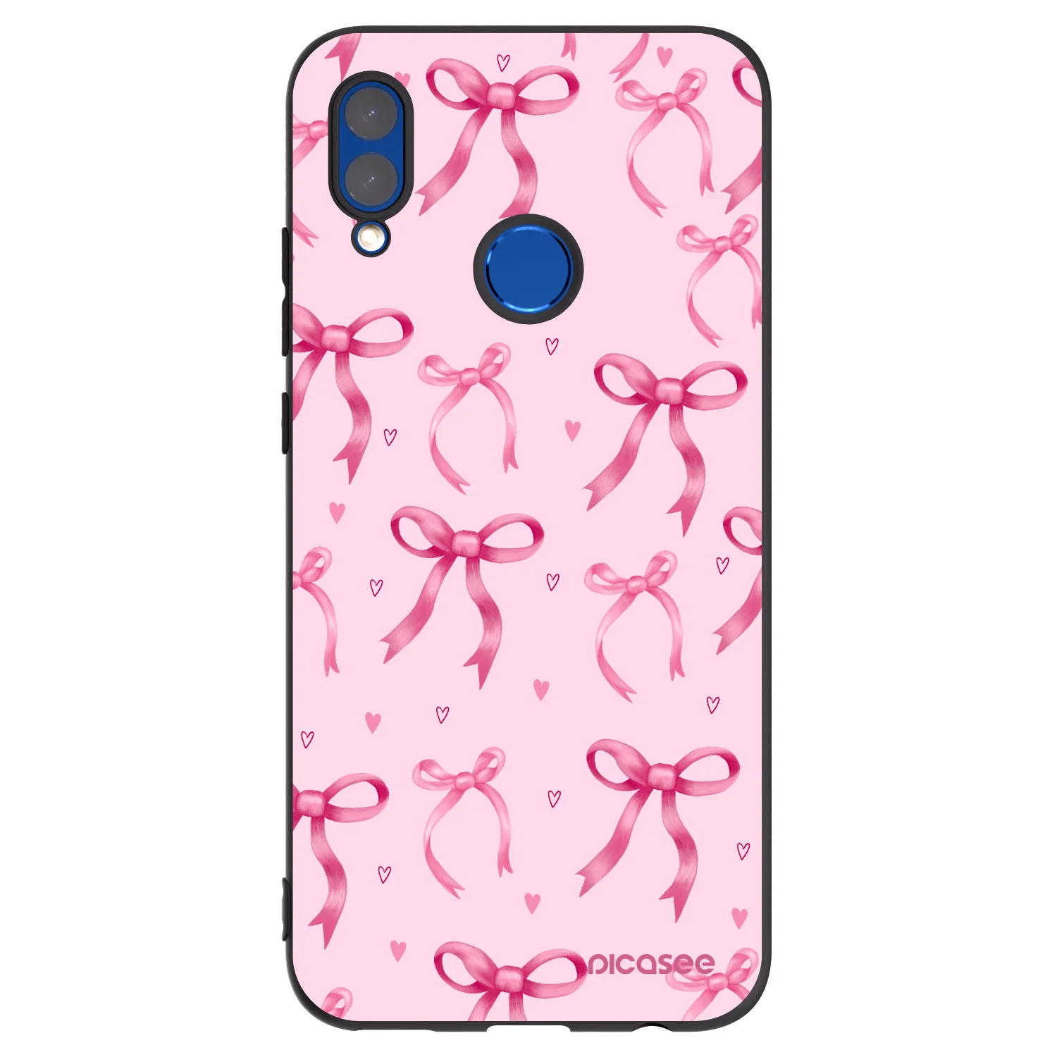 Picasee silikonový černý obal pro Honor 10 Lite - Bow Aesthetic