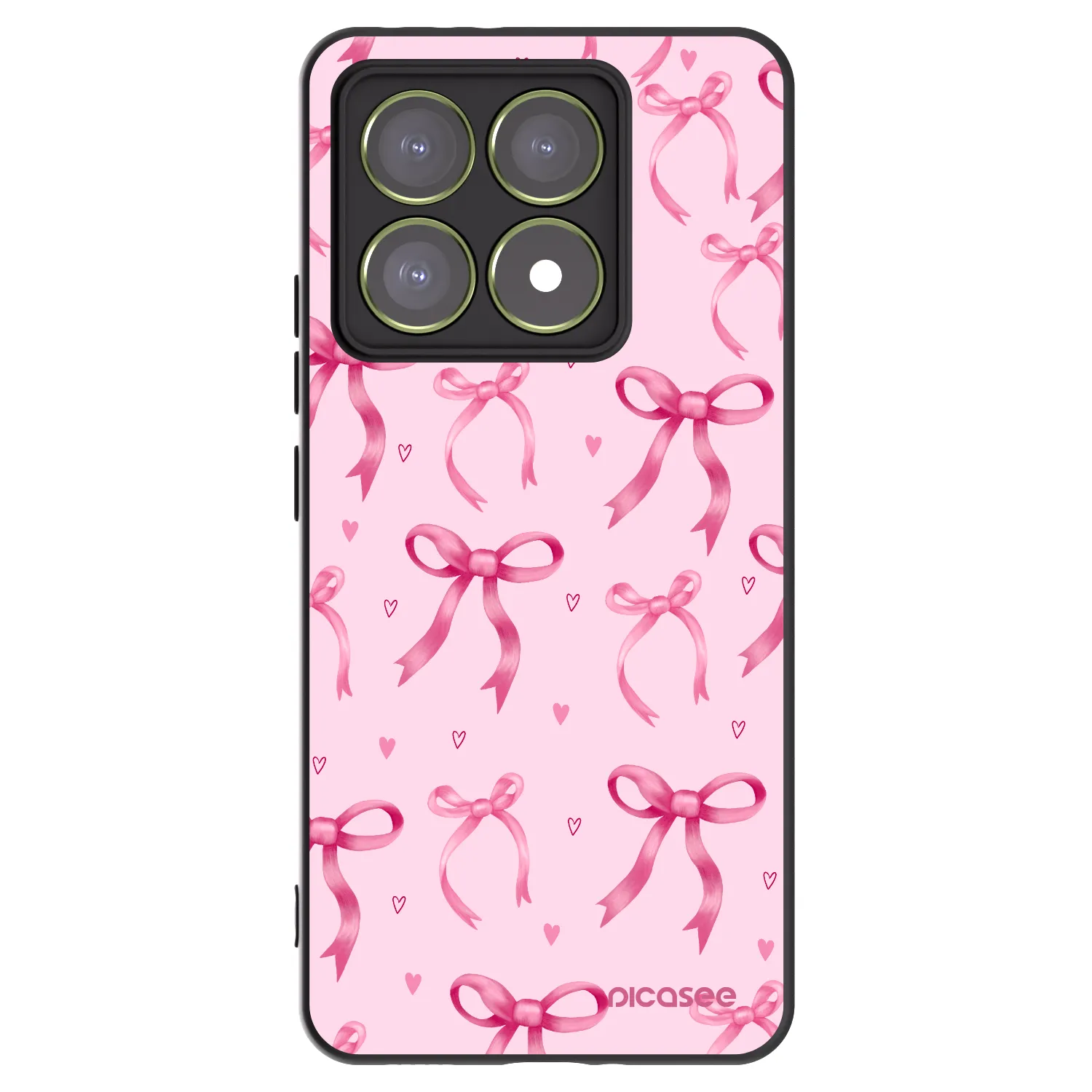 Picasee silikonový černý obal pro Xiaomi 14T - Bow Aesthetic