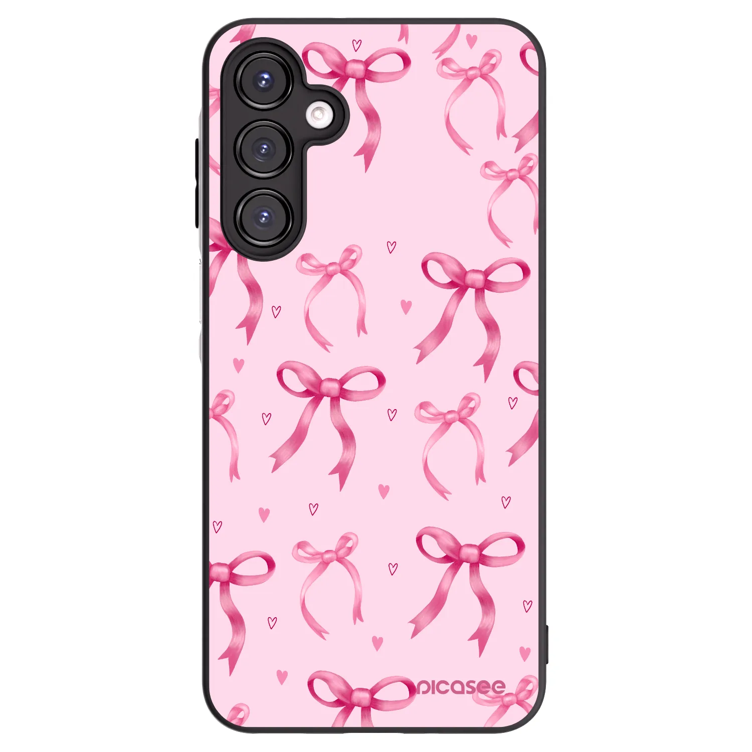 Picasee silikonový černý obal pro Samsung Galaxy A16 5G - Bow Aesthetic