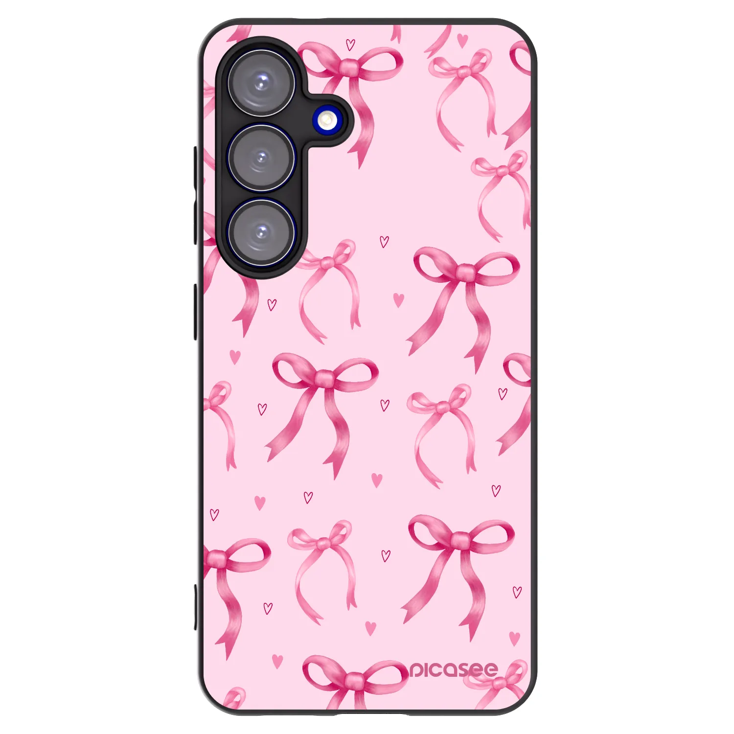 Picasee silikonový černý obal pro Samsung Galaxy S25 5G - Bow Aesthetic