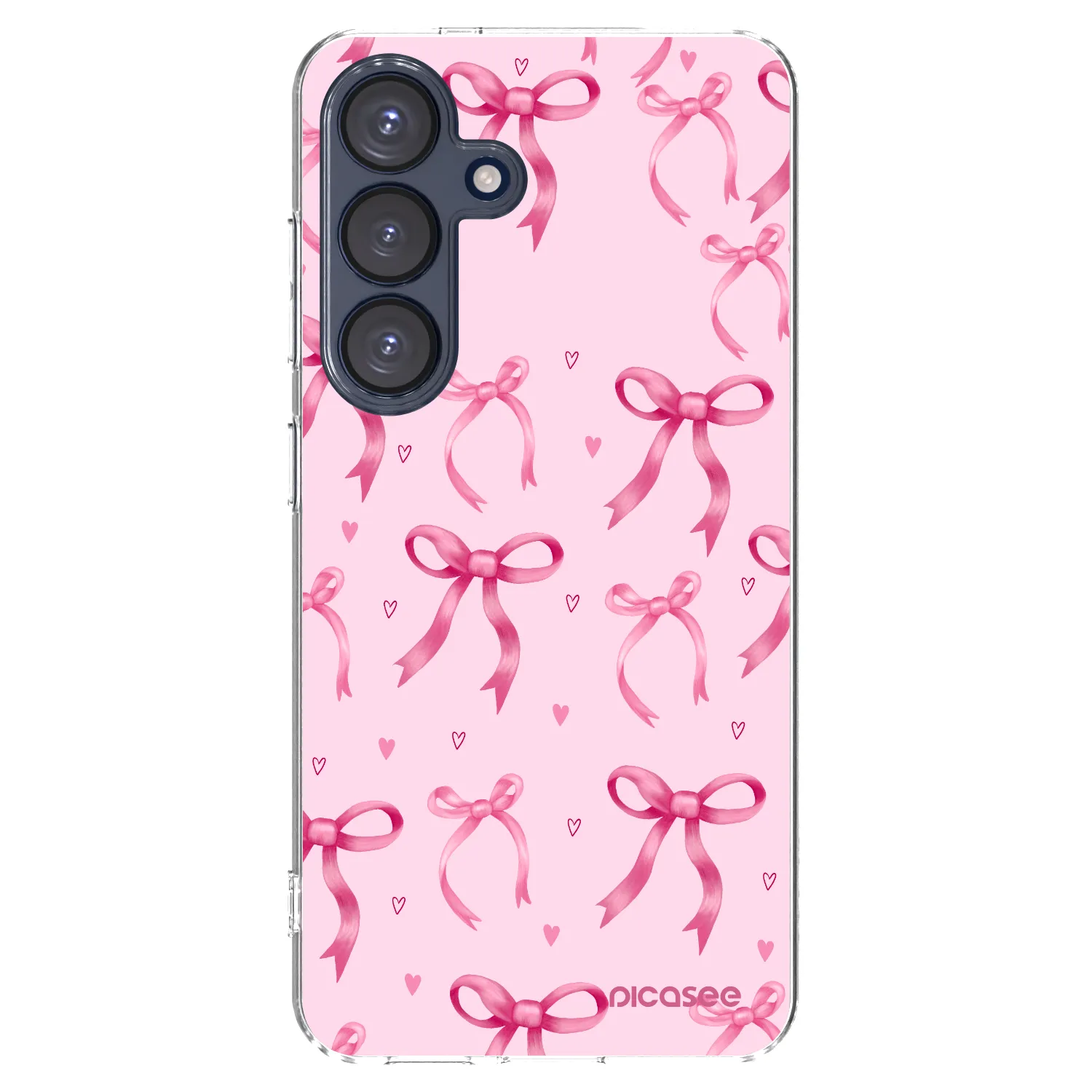 Picasee silikonový průhledný obal pro Samsung Galaxy S25 5G - Bow Aesthetic