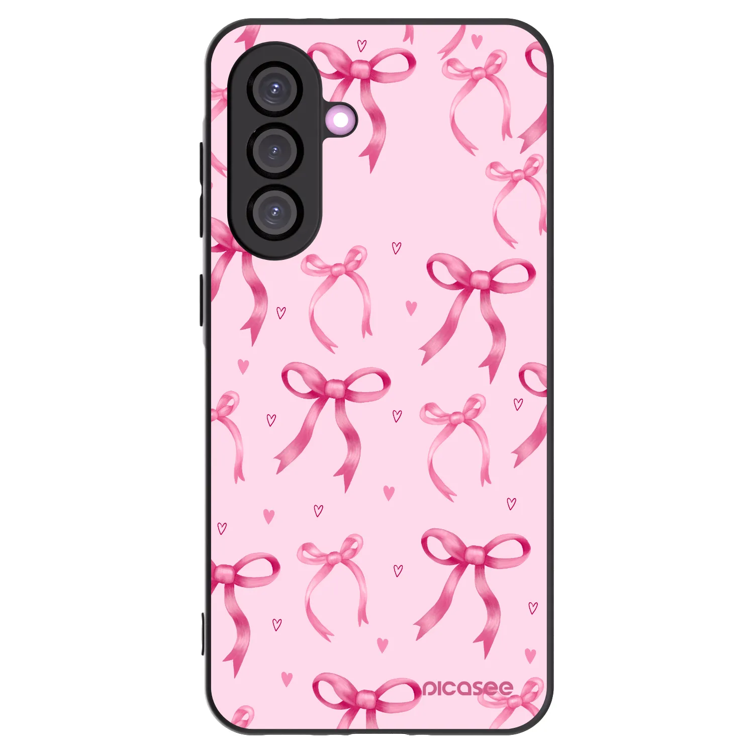Picasee silikonový černý obal pro Samsung Galaxy A36 5G - Bow Aesthetic