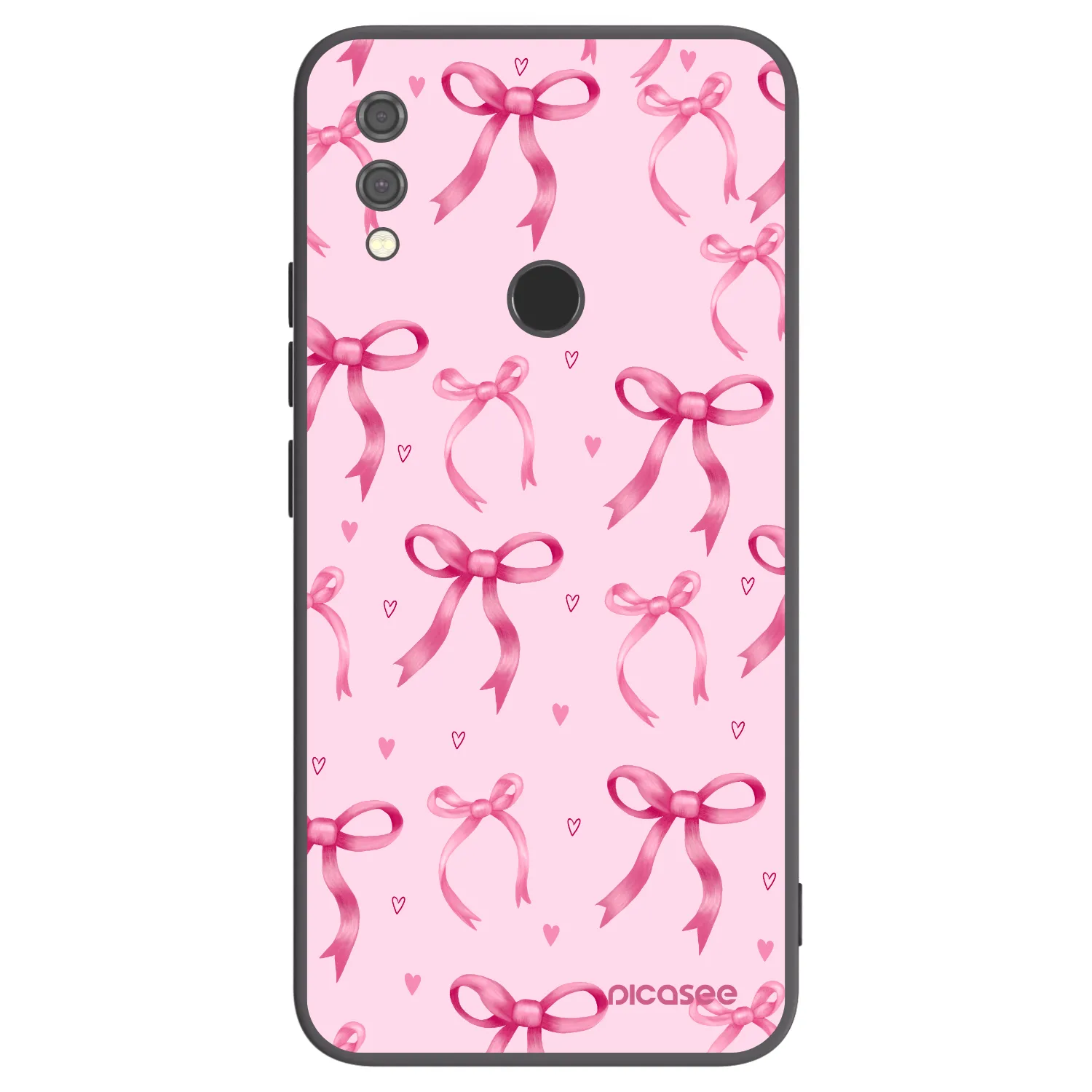 Picasee silikonový černý obal pro Xiaomi Redmi Note 7 - Bow Aesthetic