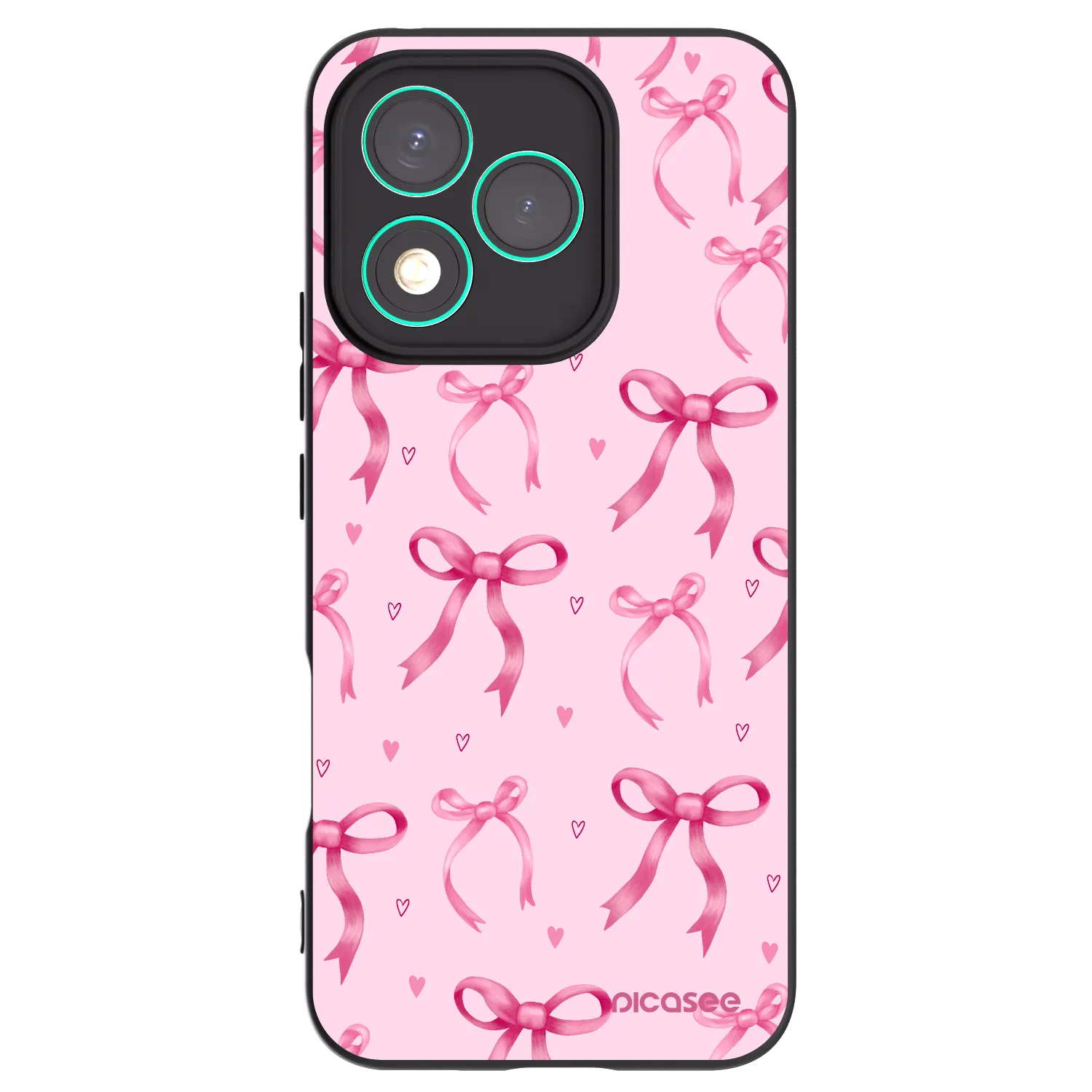 Picasee silikonový černý obal pro Honor 400 Lite 5G - Bow Aesthetic