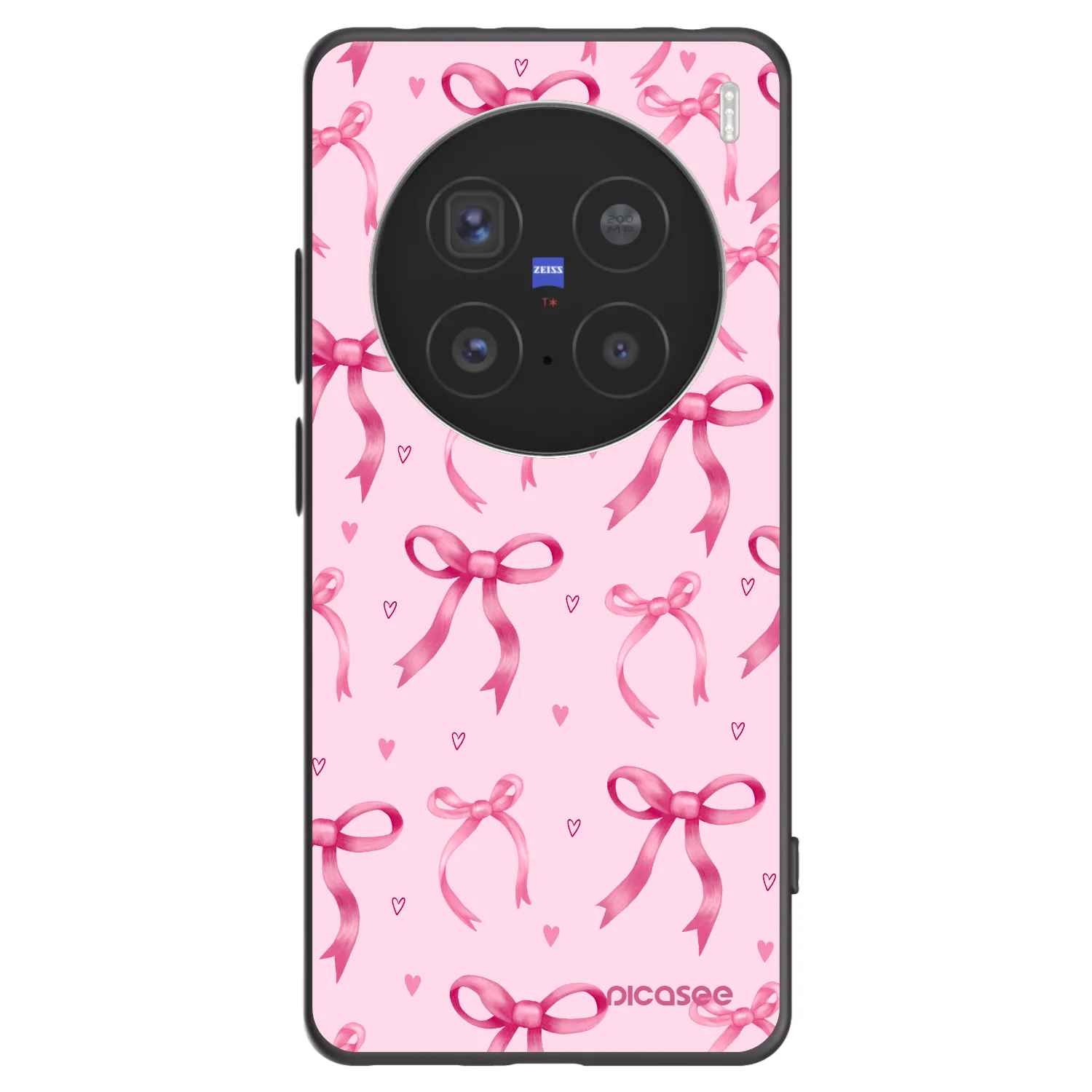 Picasee silikonový černý obal pro Vivo X200 Pro - Bow Aesthetic