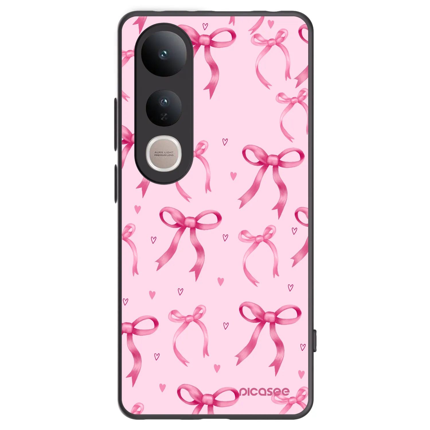 Picasee silikonový černý obal pro Vivo V50 Lite 5G - Bow Aesthetic