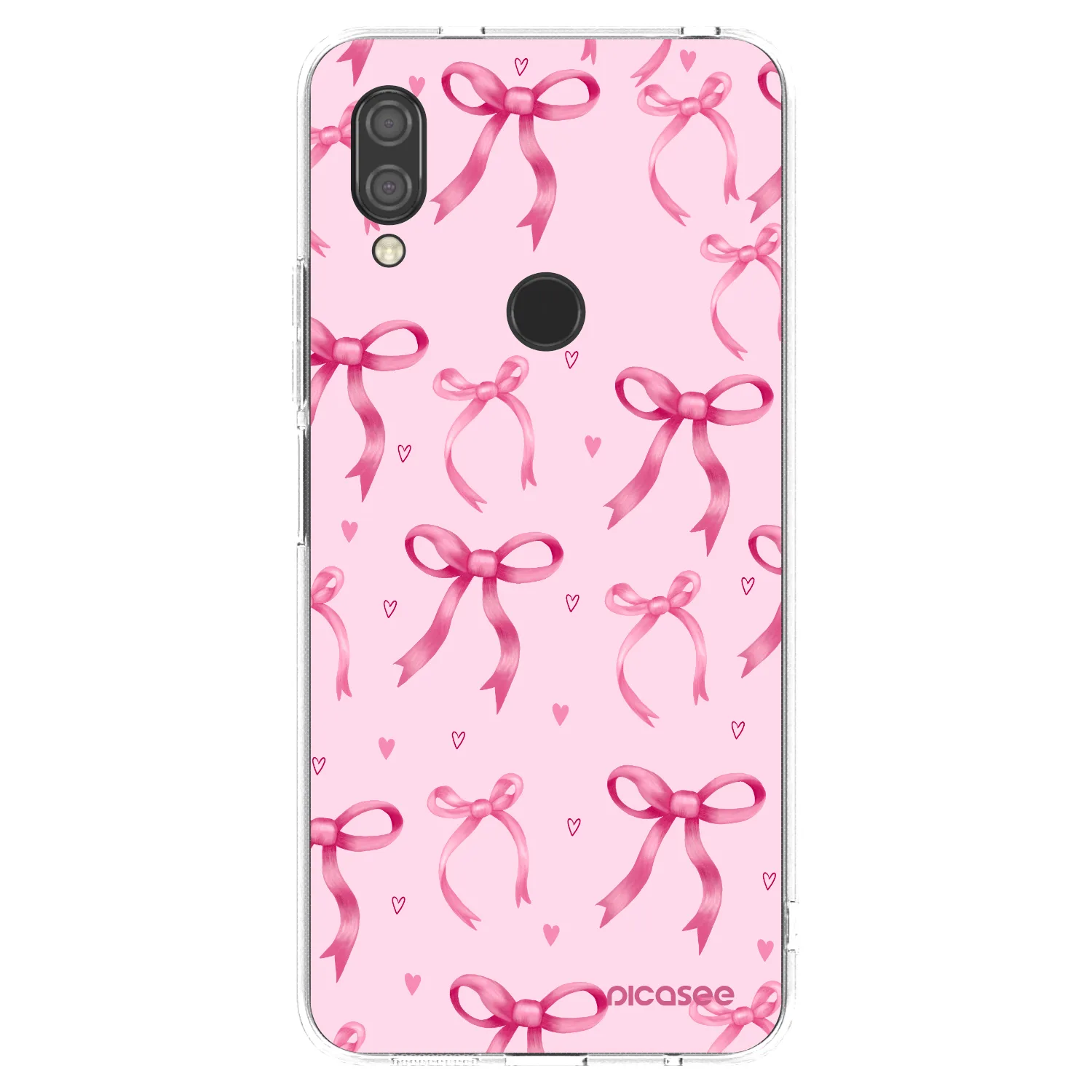 Picasee silikonový průhledný obal pro Xiaomi Redmi 7 - Bow Aesthetic