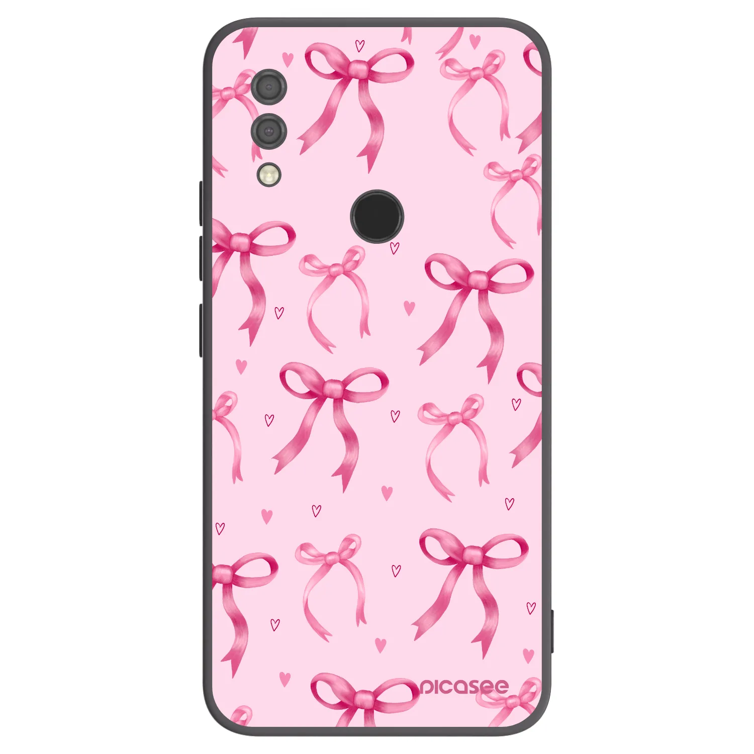 Picasee silikonový černý obal pro Xiaomi Redmi 7 - Bow Aesthetic