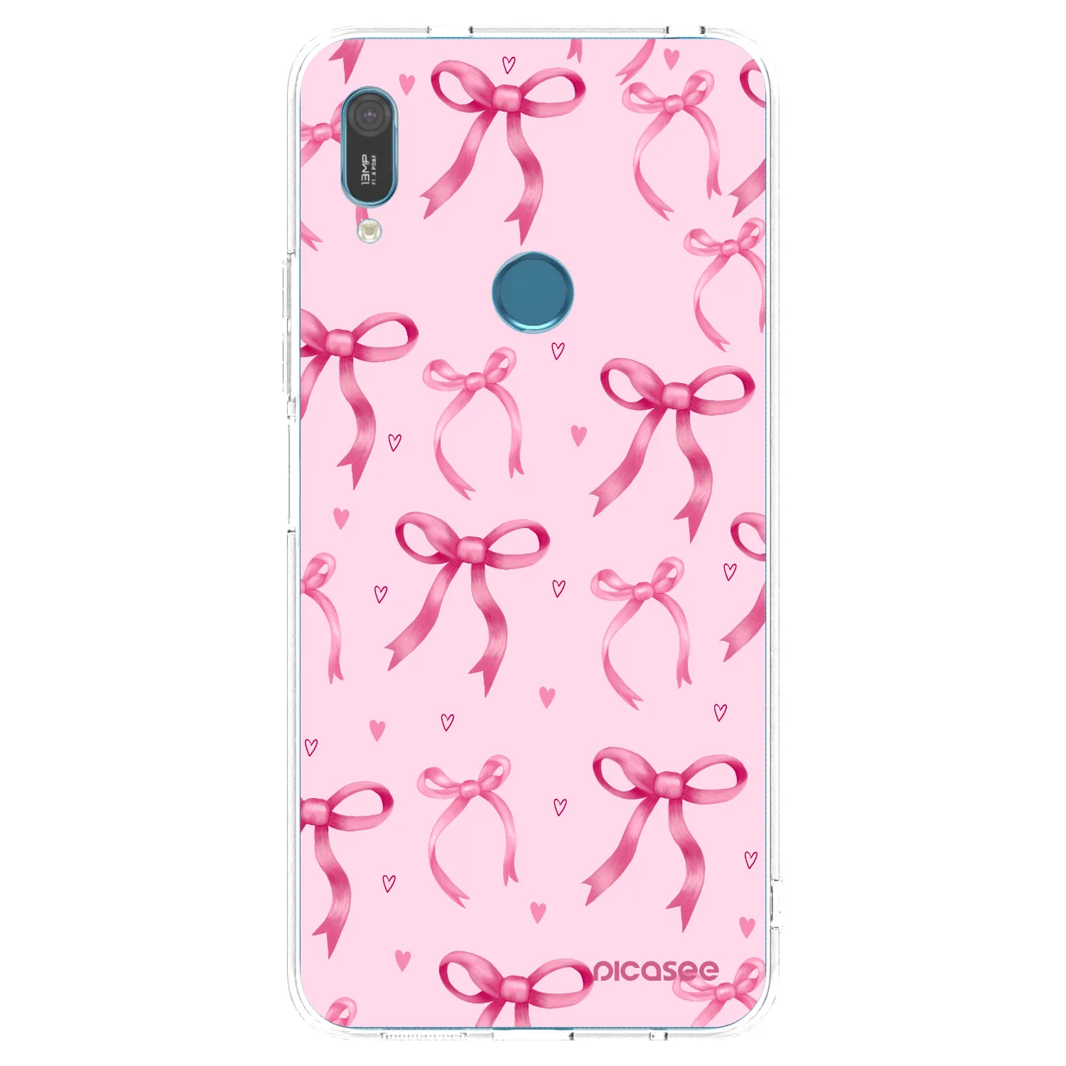 Picasee silikonový průhledný obal pro Huawei Y6 2019 - Bow Aesthetic
