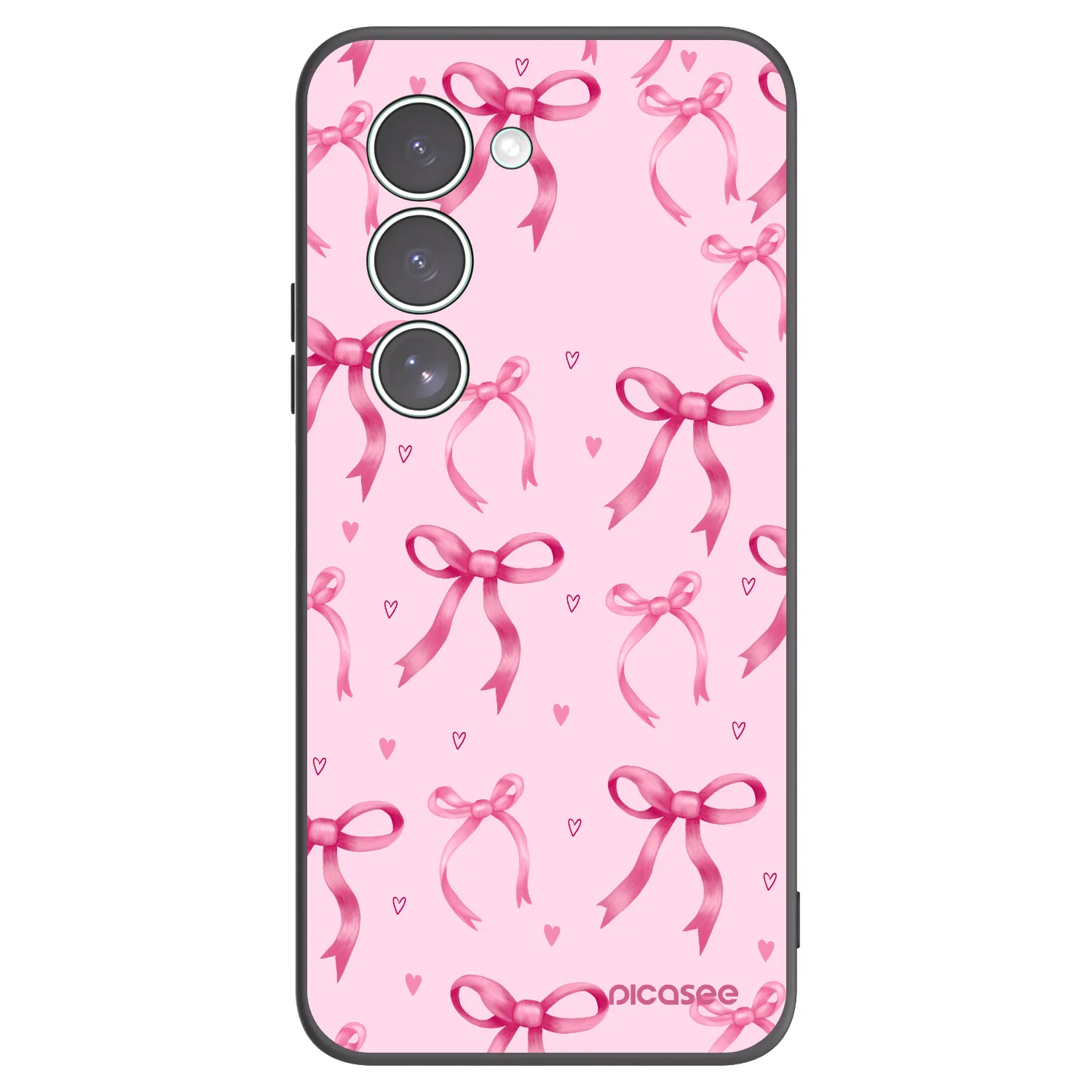 Picasee silikonový černý obal pro Xiaomi Redmi 15 5G - Bow Aesthetic