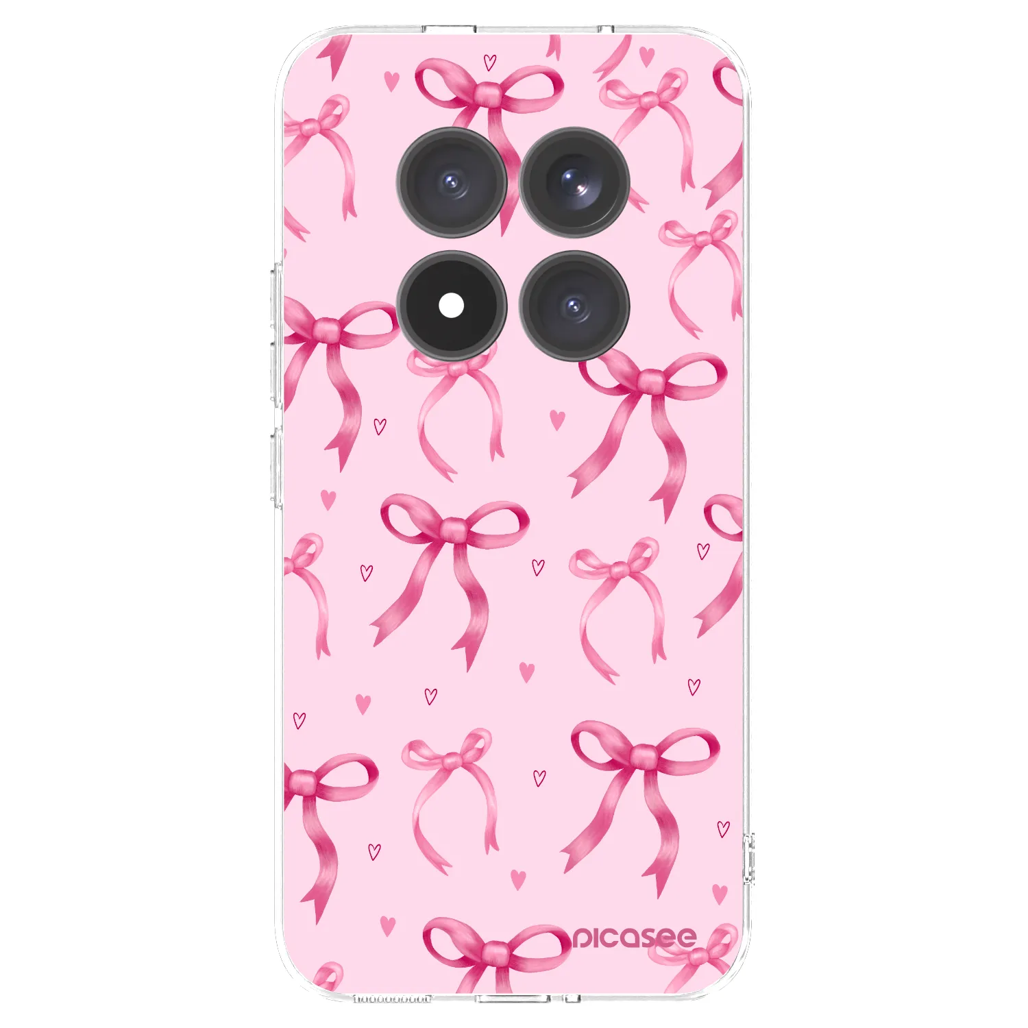 Picasee silikonový průhledný obal pro Xiaomi Redmi Note 15 Pro+ - Bow Aesthetic