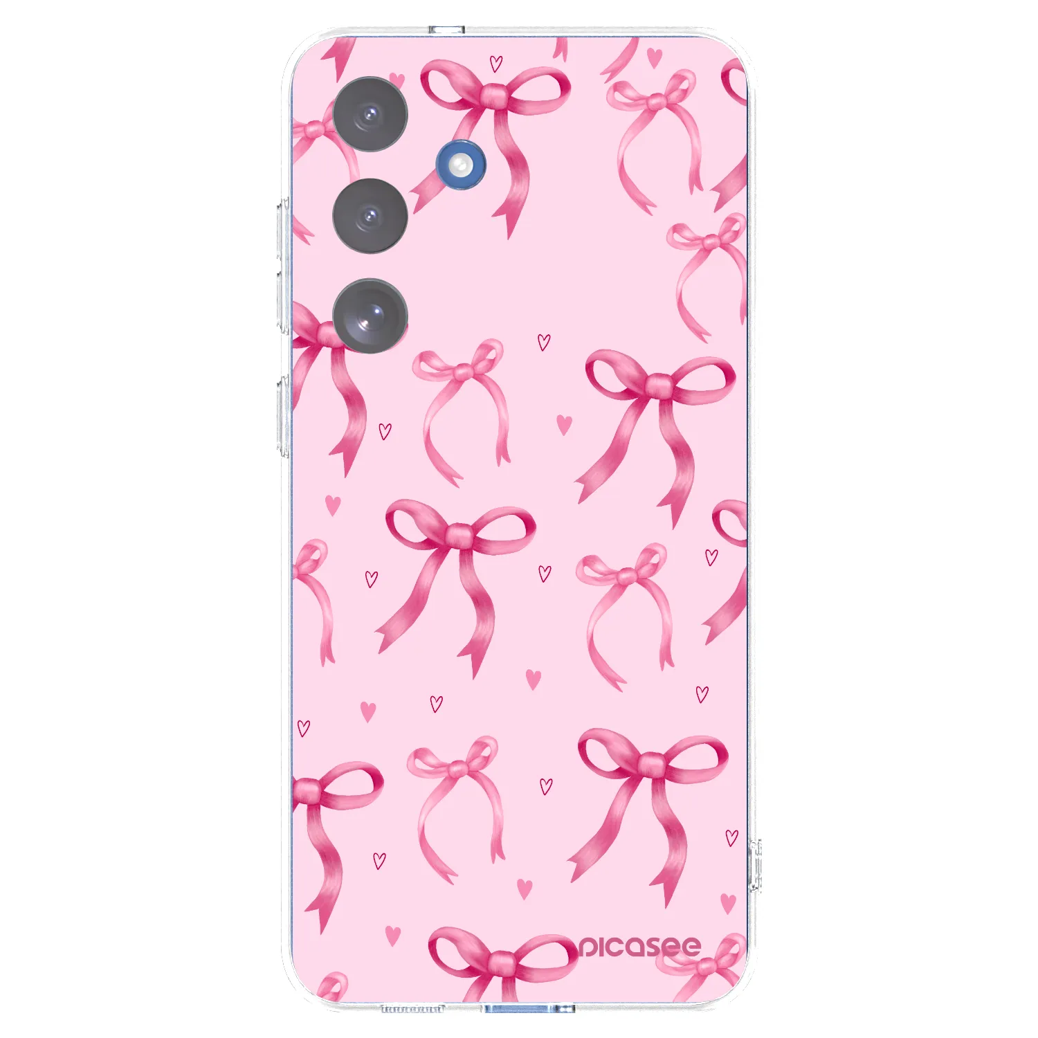 Picasee silikonový průhledný obal pro Samsung Galaxy S25 FE 5G - Bow Aesthetic