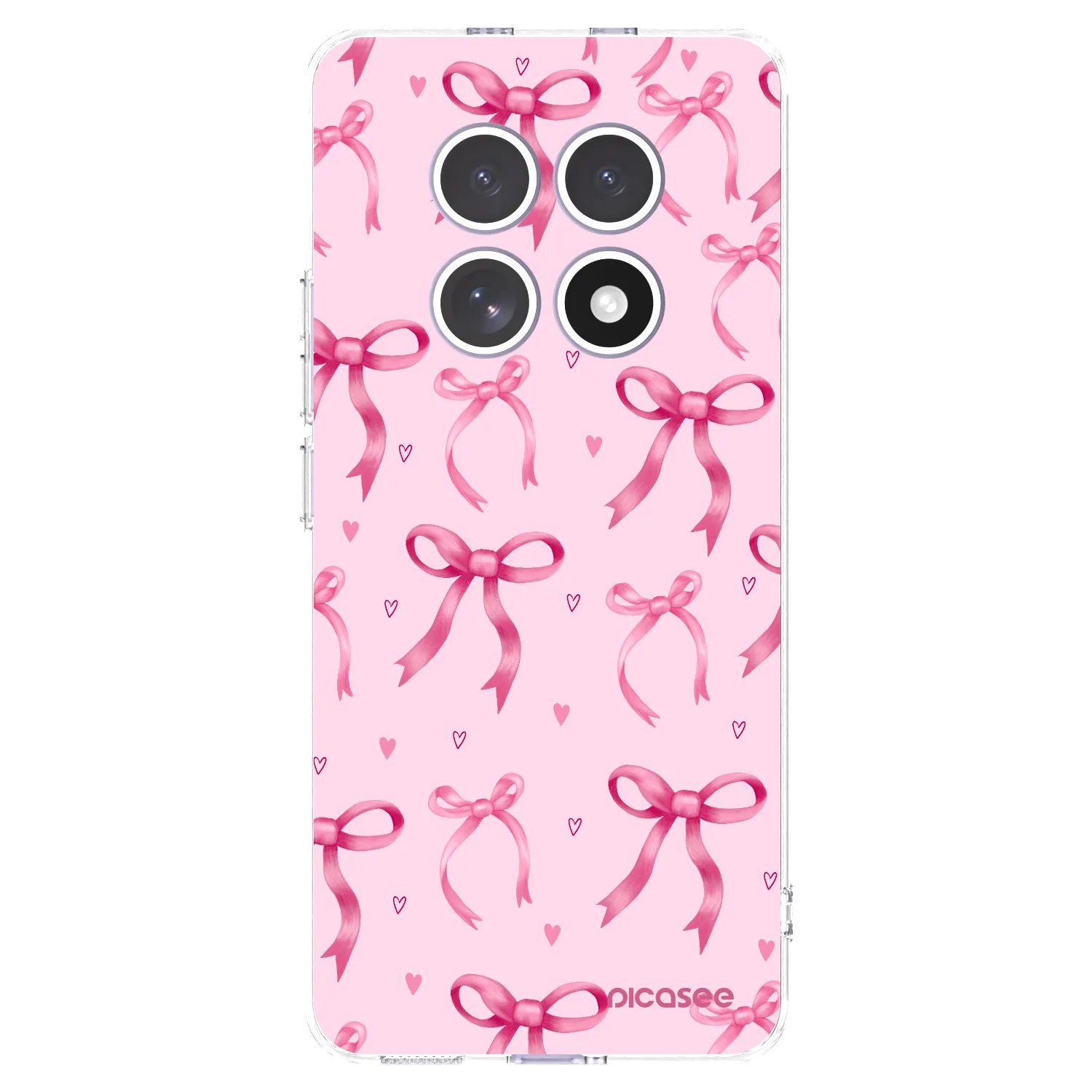 Picasee silikonový průhledný obal pro Xiaomi Redmi Note 15 - Bow Aesthetic