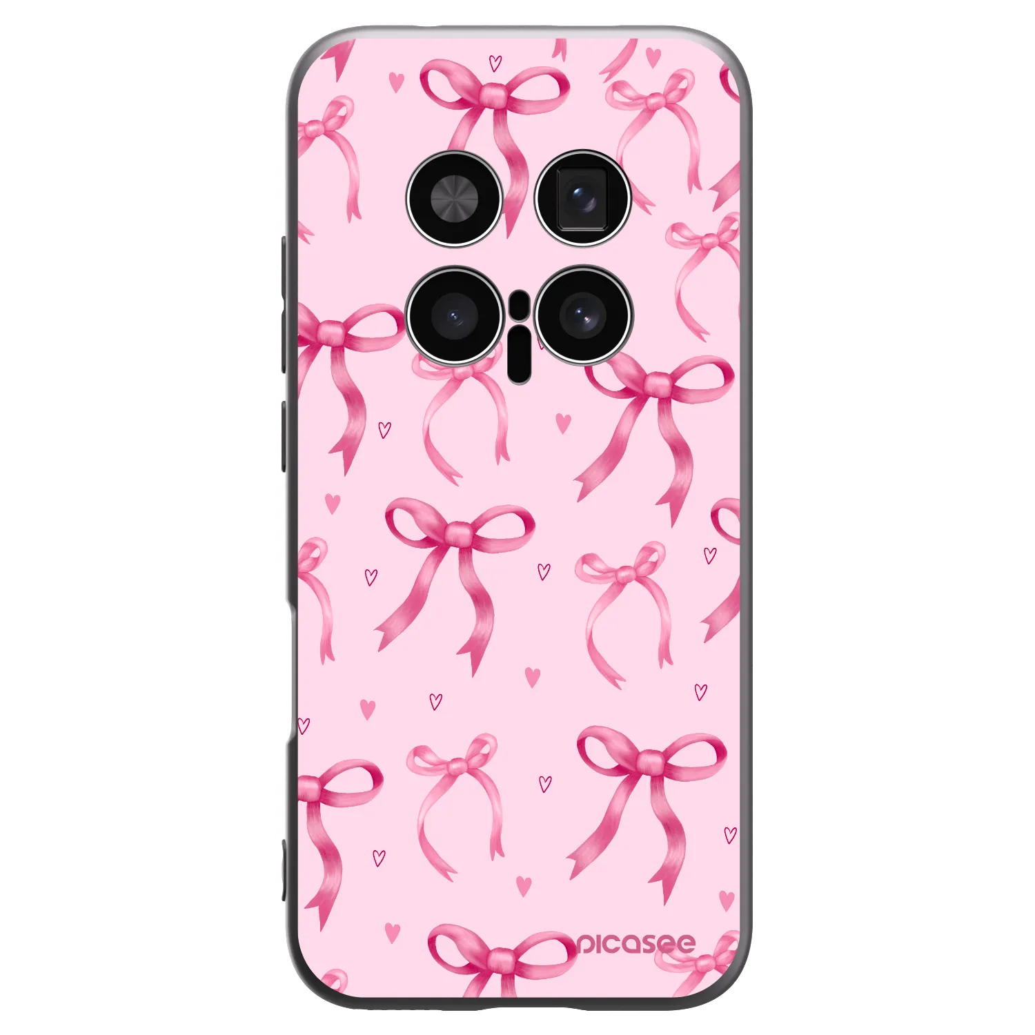 Picasee silikonový černý obal pro Honor Magic8 Pro 5G - Bow Aesthetic