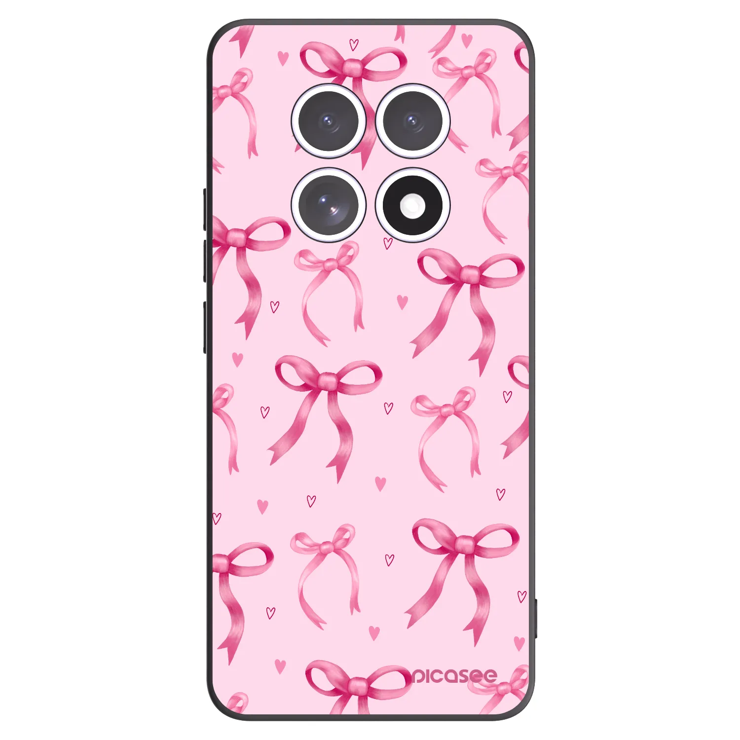 Picasee silikonový černý obal pro Xiaomi Redmi Note 15 5G - Bow Aesthetic
