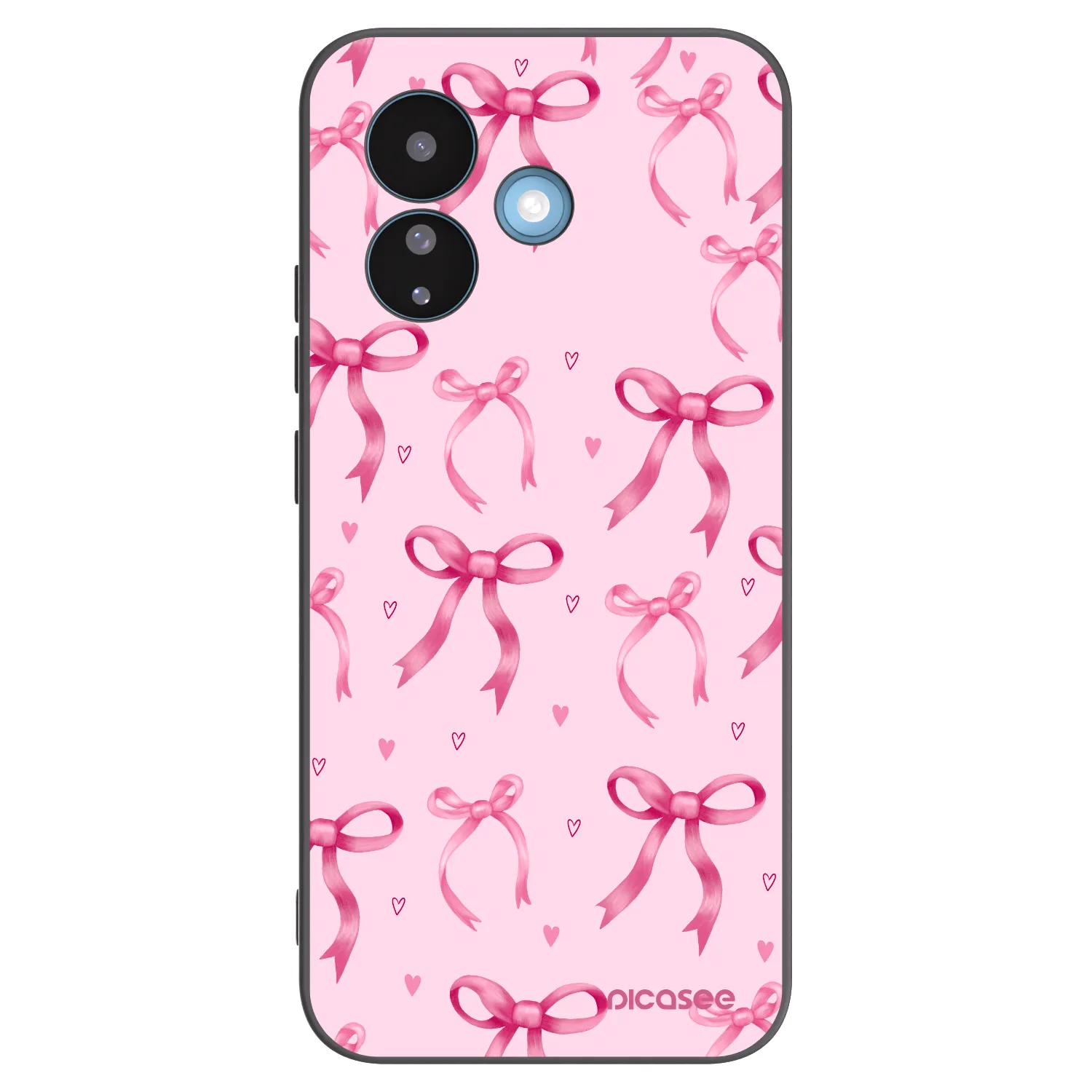 Picasee silikonový černý obal pro Xiaomi Redmi Note 17 Pro 5G - Bow Aesthetic