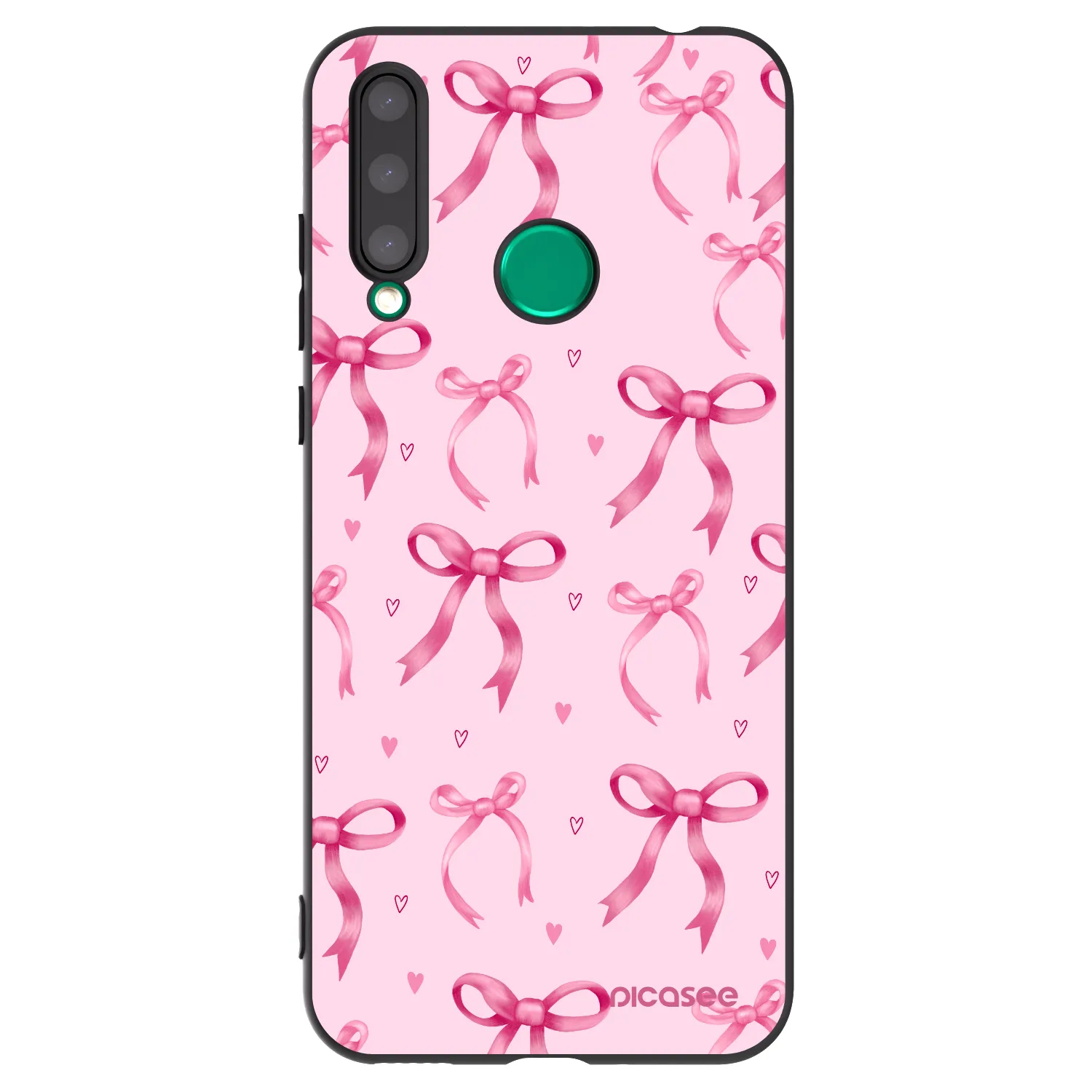 Picasee silikonový černý obal pro Honor 20 Lite - Bow Aesthetic