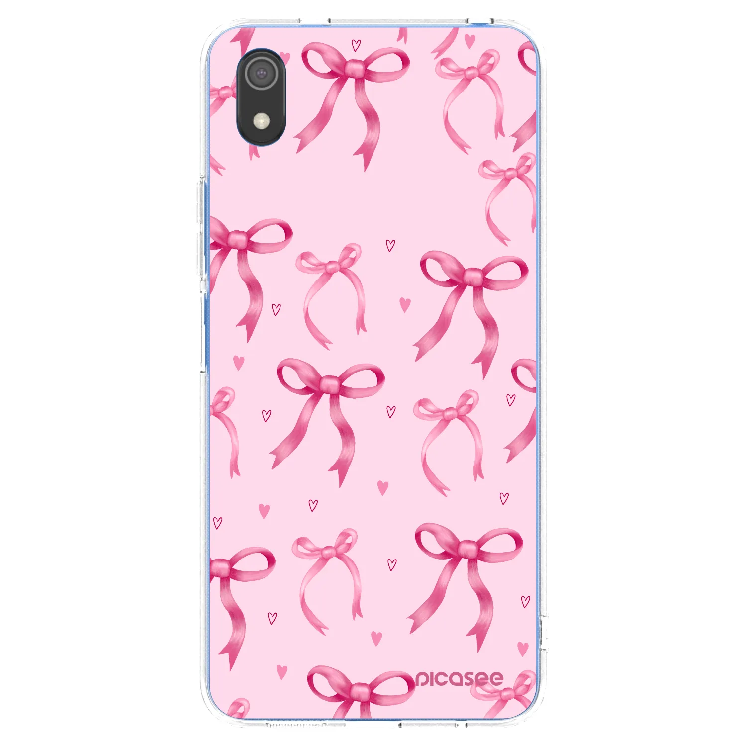 Picasee silikonový průhledný obal pro Xiaomi Redmi 7A - Bow Aesthetic