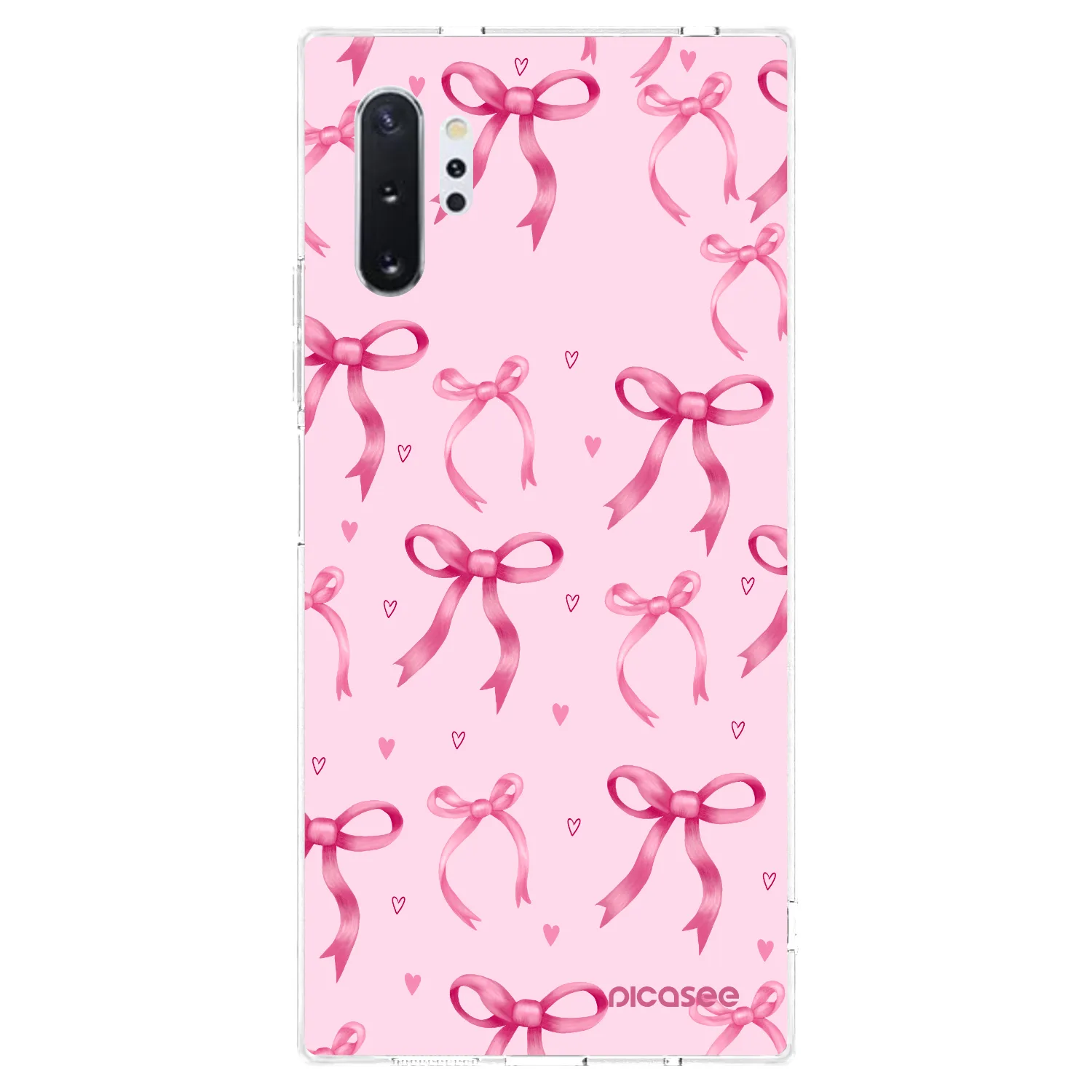 Picasee silikonový průhledný obal pro Samsung Galaxy Note 10+ N975F - Bow Aesthetic