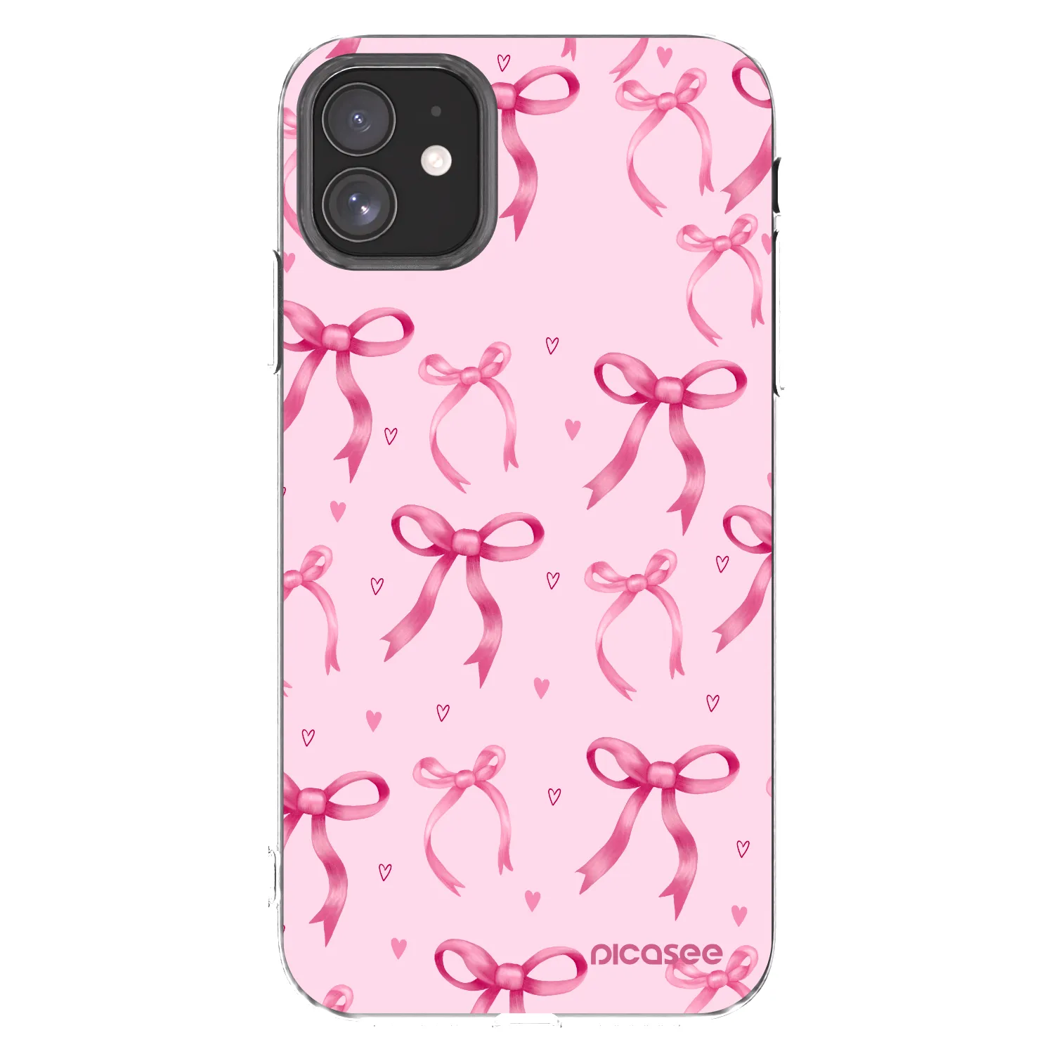 Picasee silikonový průhledný obal pro Apple iPhone 11 - Bow Aesthetic