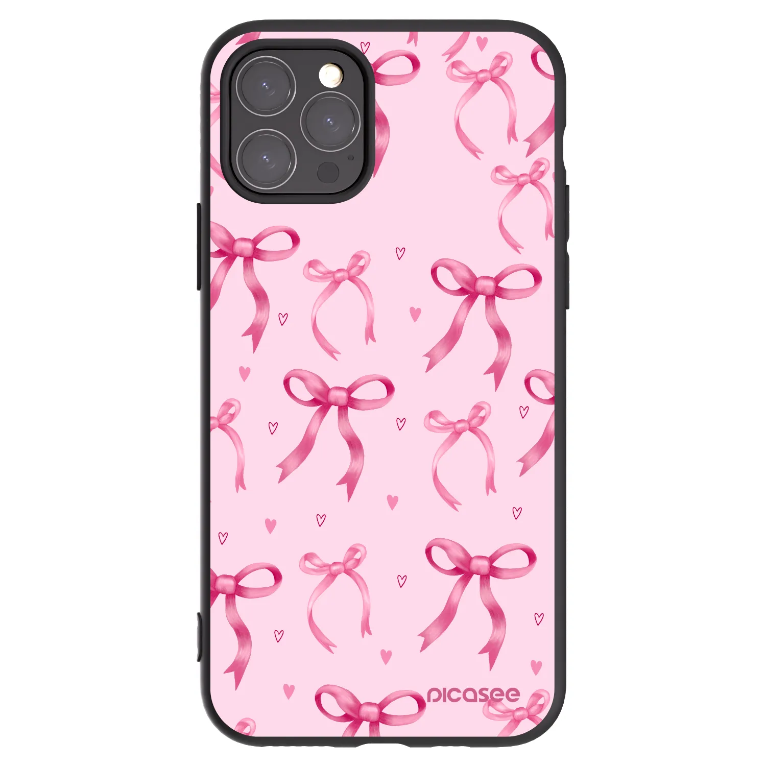 Picasee silikonový černý obal pro Apple iPhone 11 Pro - Bow Aesthetic