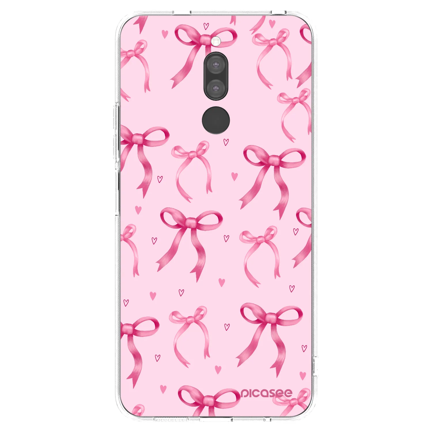Picasee silikonový průhledný obal pro Xiaomi Redmi 8 - Bow Aesthetic