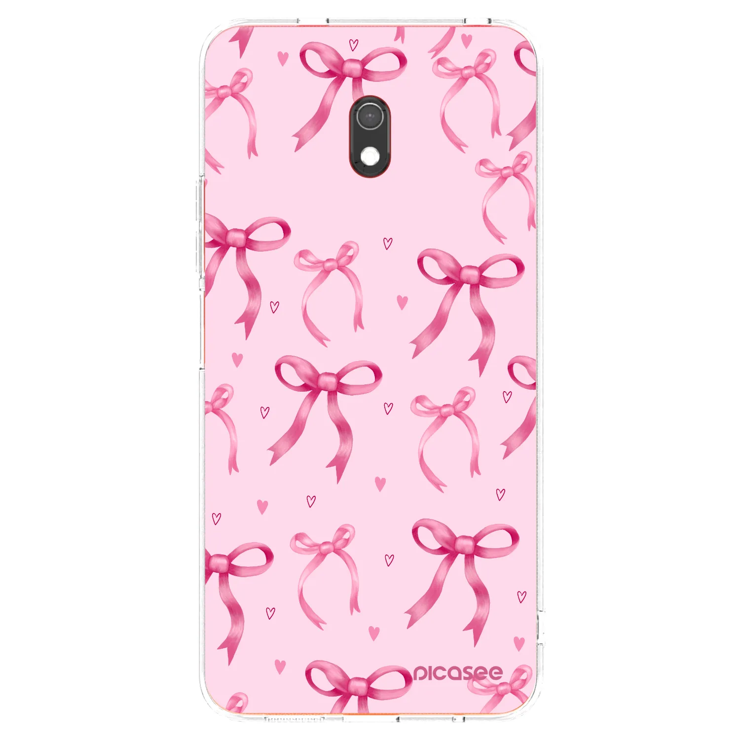 Picasee silikonový průhledný obal pro Xiaomi Redmi 8A - Bow Aesthetic