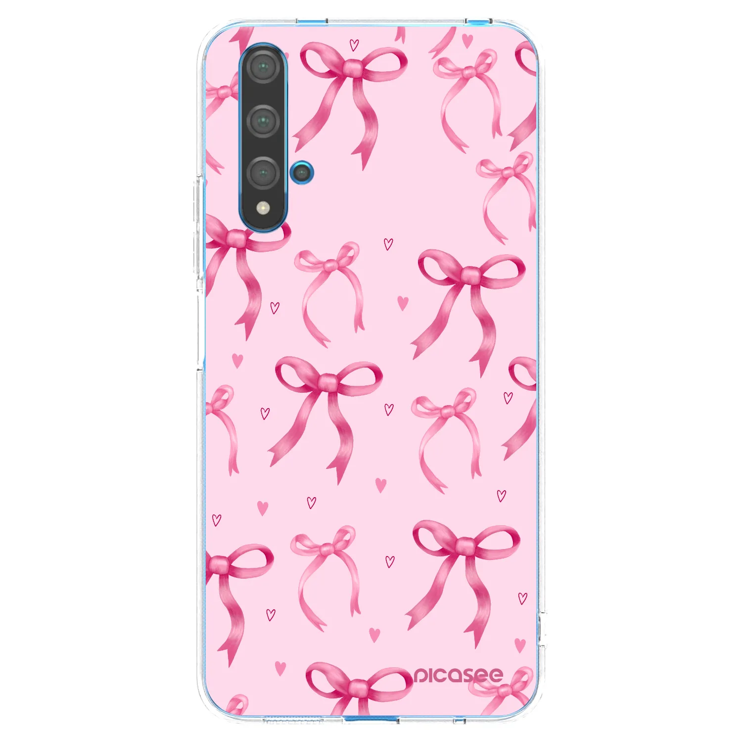 Picasee silikonový průhledný obal pro Huawei Nova 5T - Bow Aesthetic