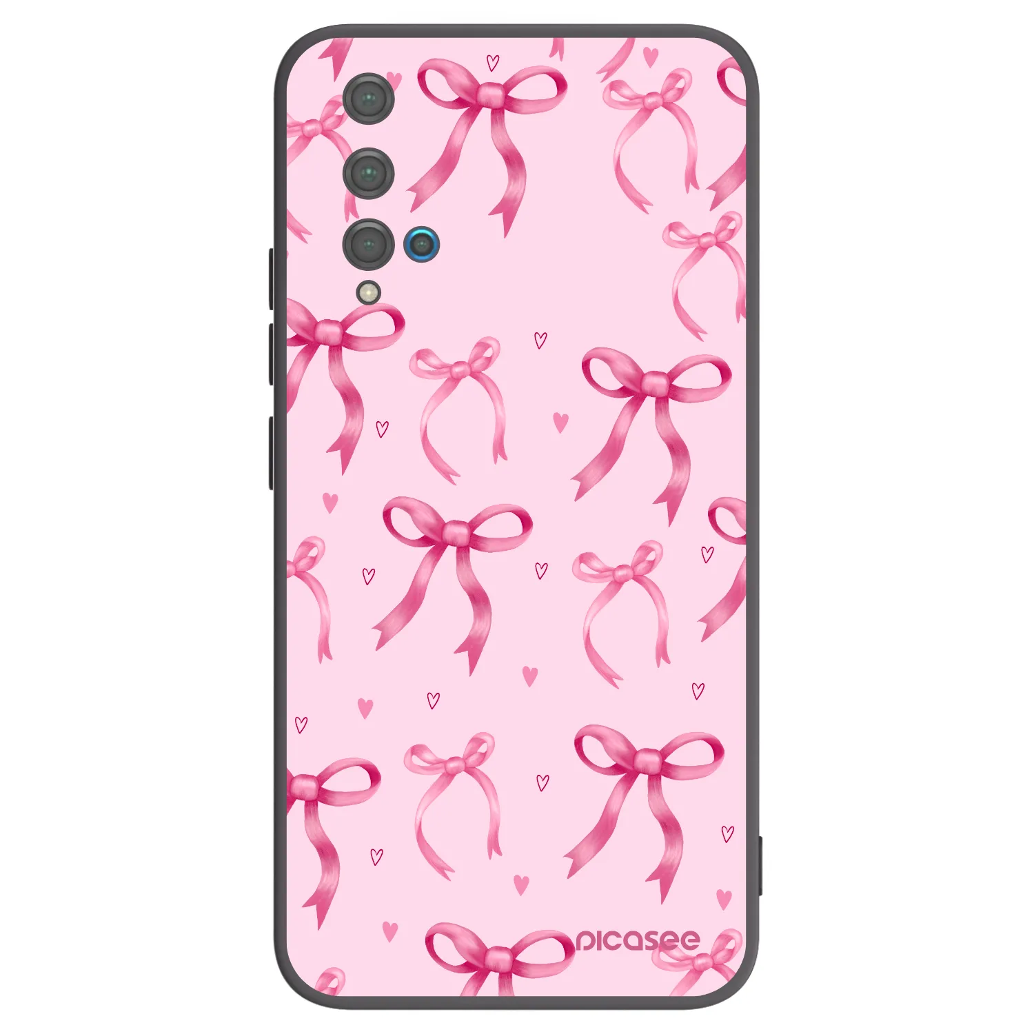 Picasee silikonový černý obal pro Huawei Nova 5T - Bow Aesthetic