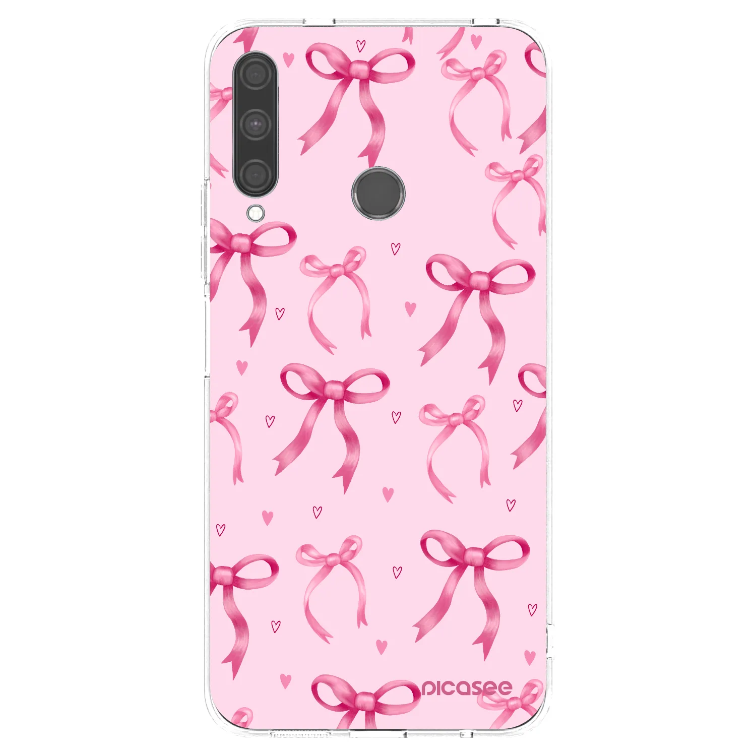 Picasee silikonový průhledný obal pro Huawei P40 Lite E - Bow Aesthetic