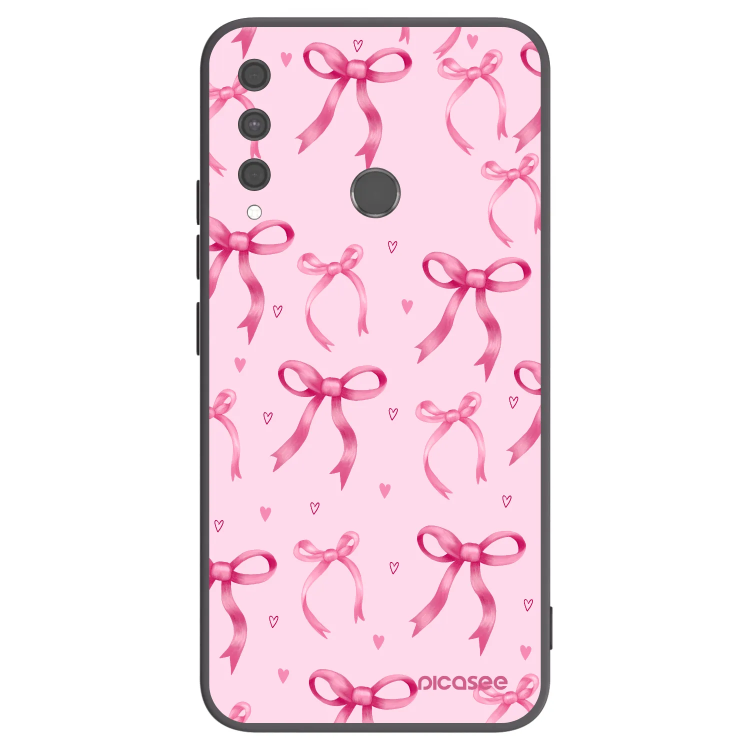 Picasee silikonový černý obal pro Huawei P40 Lite E - Bow Aesthetic