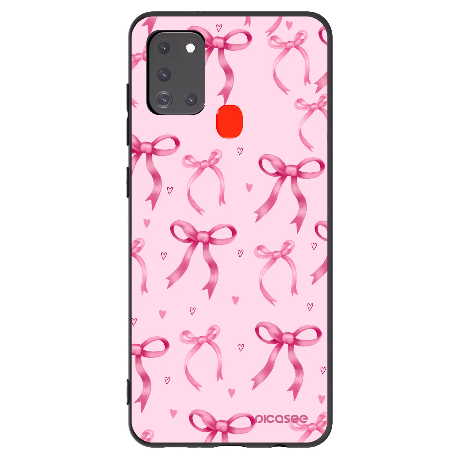 Picasee silikonový černý obal pro Samsung Galaxy A21s - Bow Aesthetic