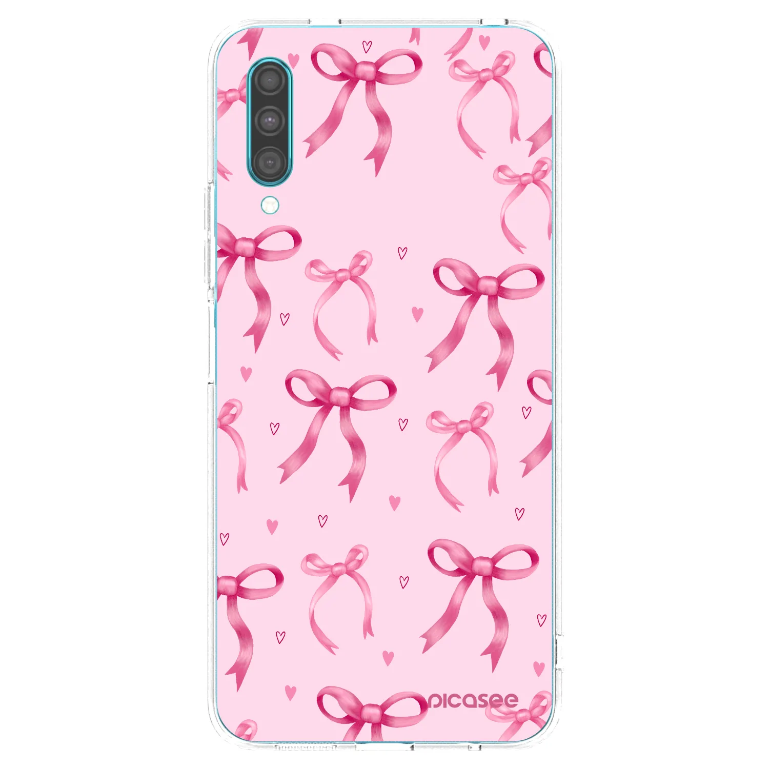 Picasee silikonový průhledný obal pro Samsung Galaxy A30s A307F - Bow Aesthetic