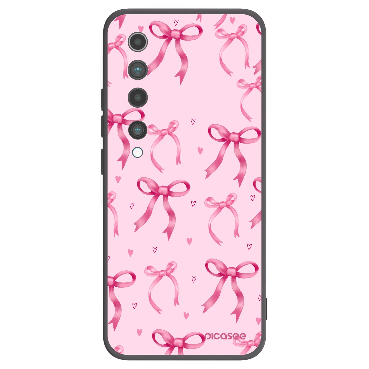 Picasee silikonový černý obal pro Xiaomi Mi 10 - Bow Aesthetic