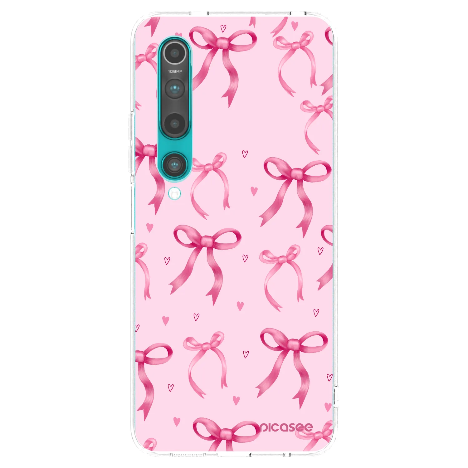 Picasee silikonový průhledný obal pro Xiaomi Mi 10 - Bow Aesthetic