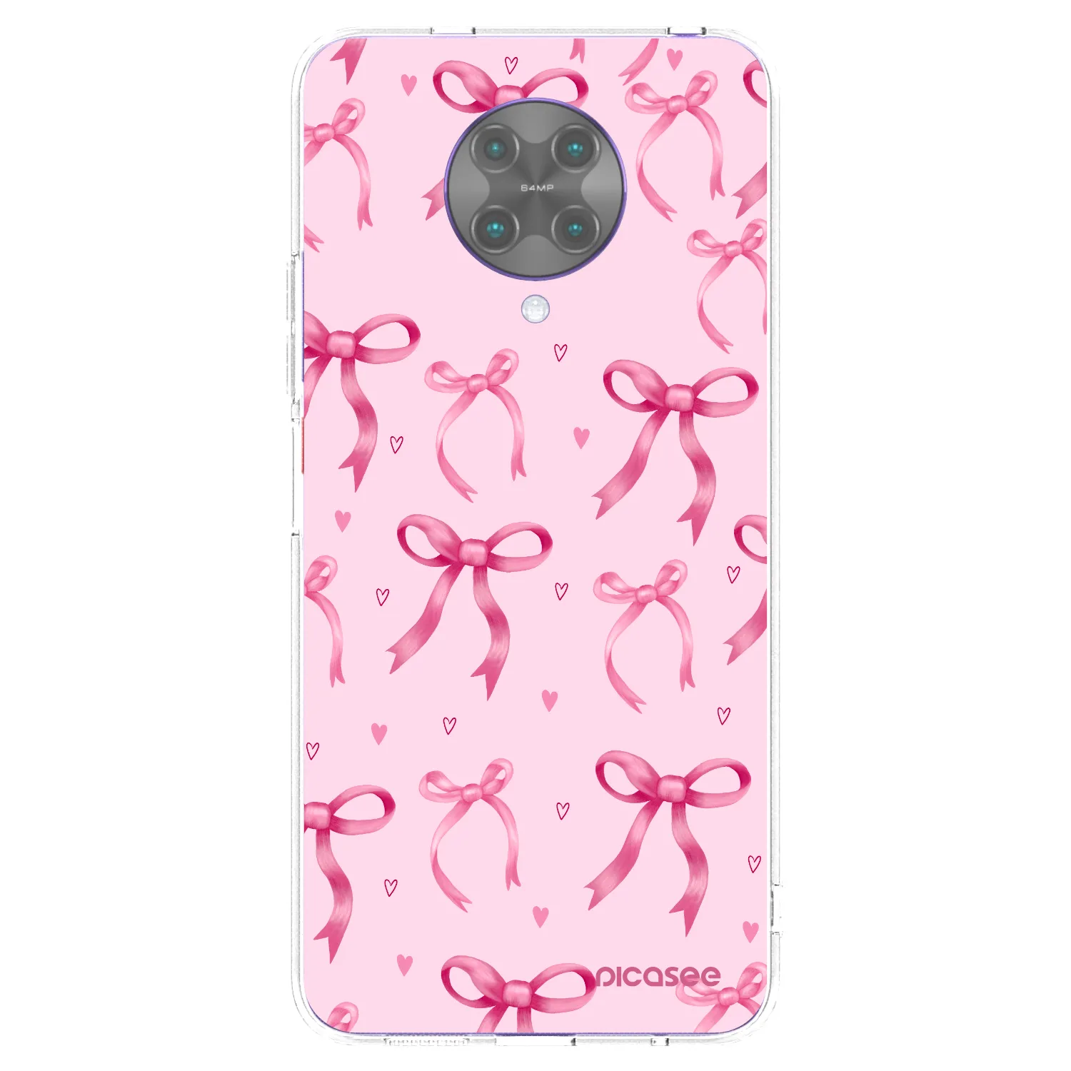 Picasee silikonový průhledný obal pro Xiaomi Poco F2 Pro - Bow Aesthetic