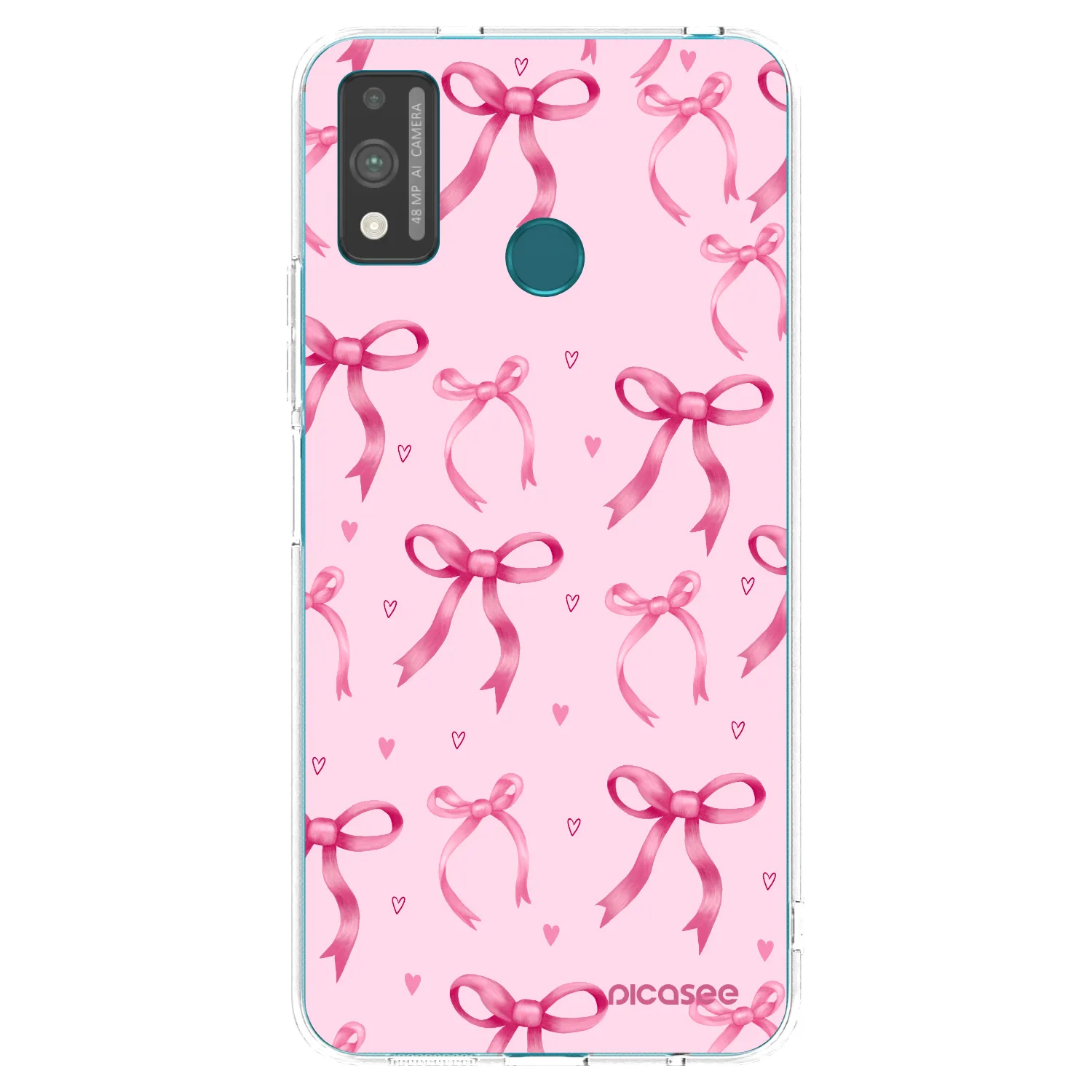 Picasee silikonový průhledný obal pro Honor 9X Lite - Bow Aesthetic